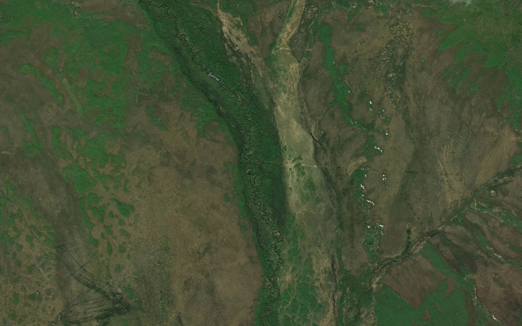 Satellite map of the Rogatyy