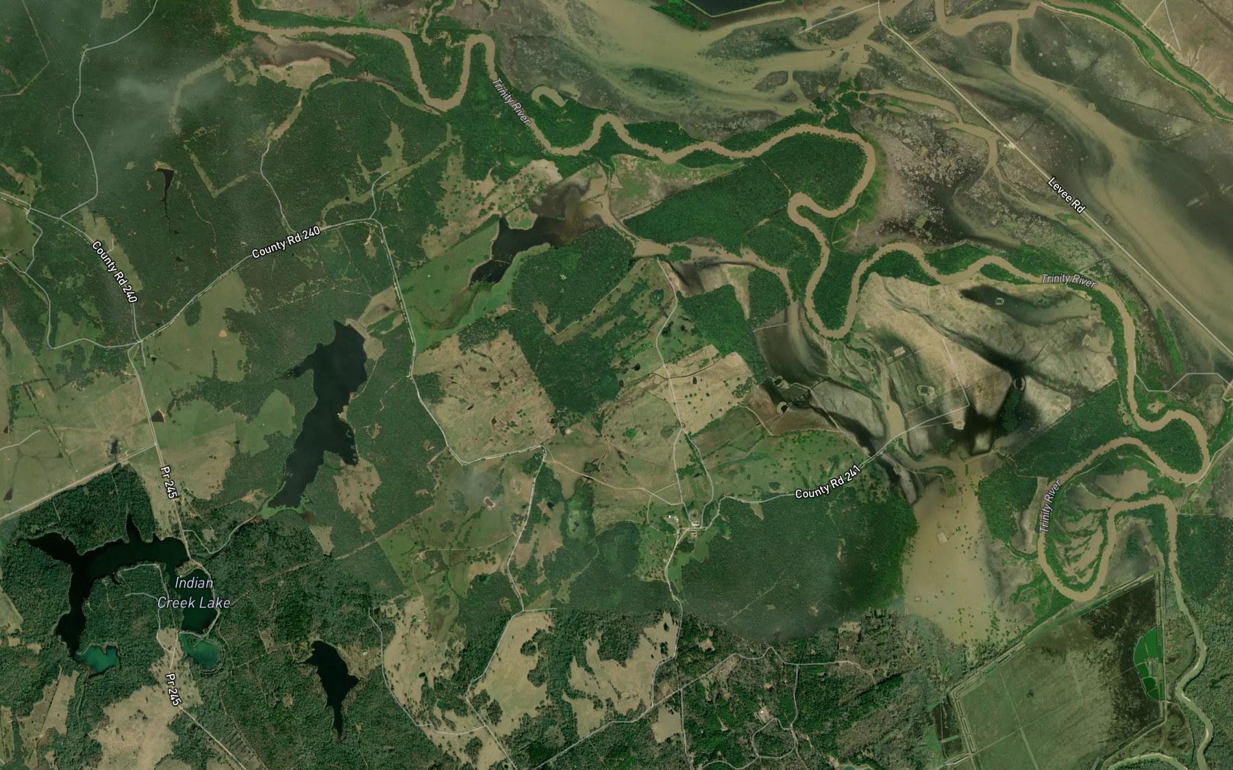 Satellite map of the Alum Branch