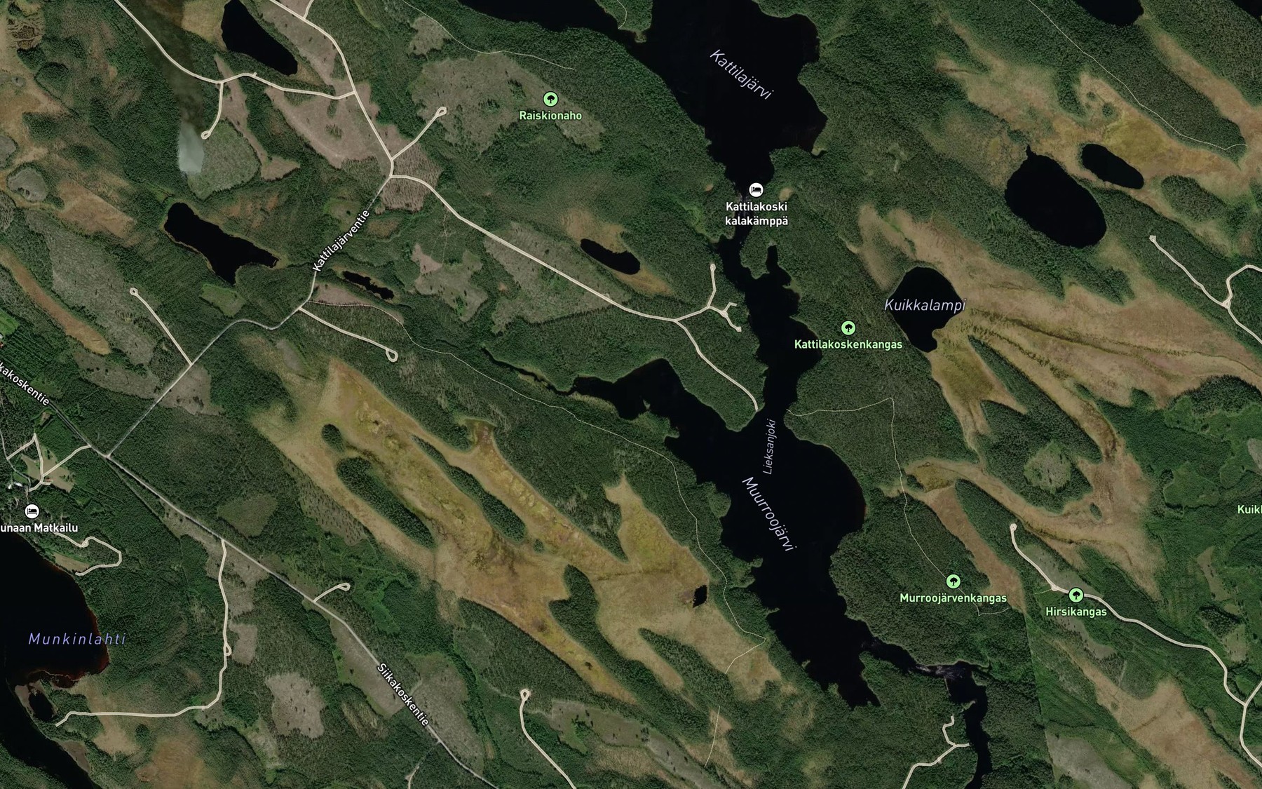 Satellite map of the Murroolahti