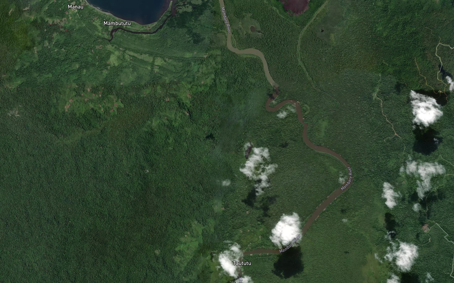 Satellite map of the Gewa Lagoon