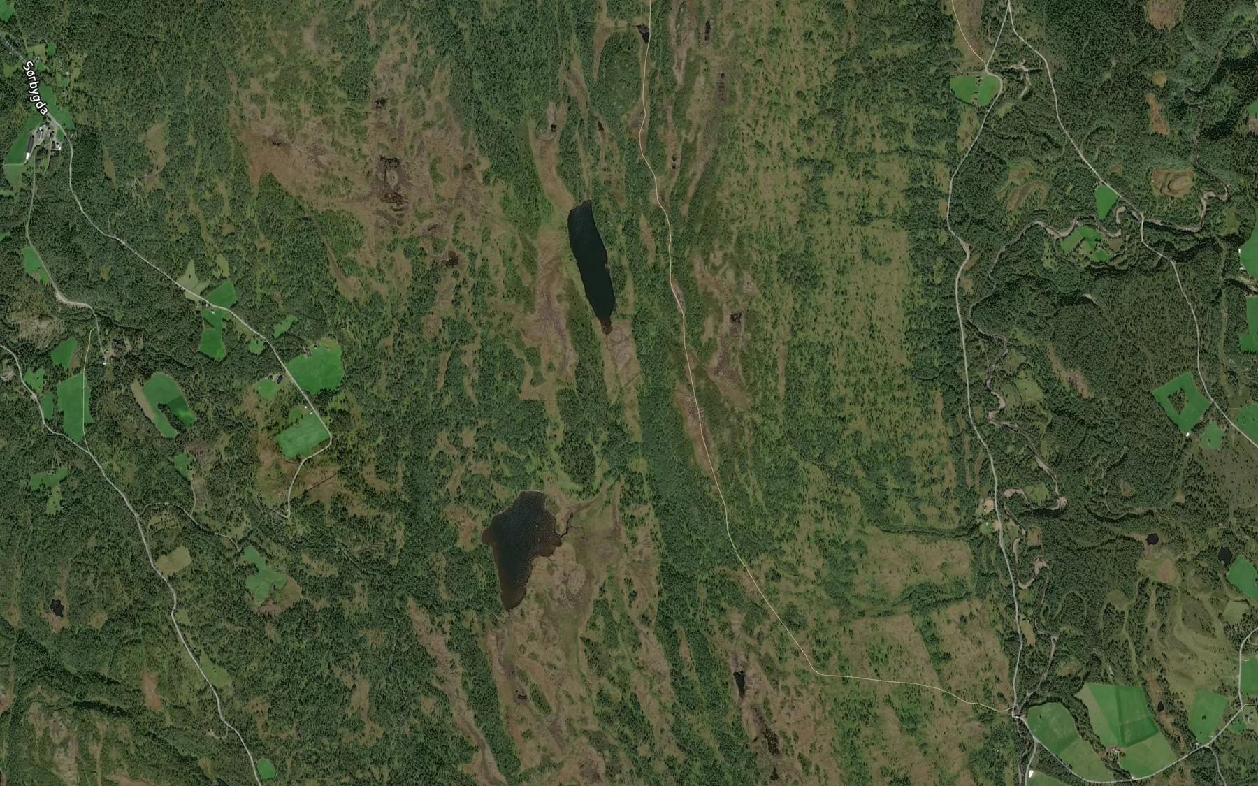 Satellite map of the Merraasbekken