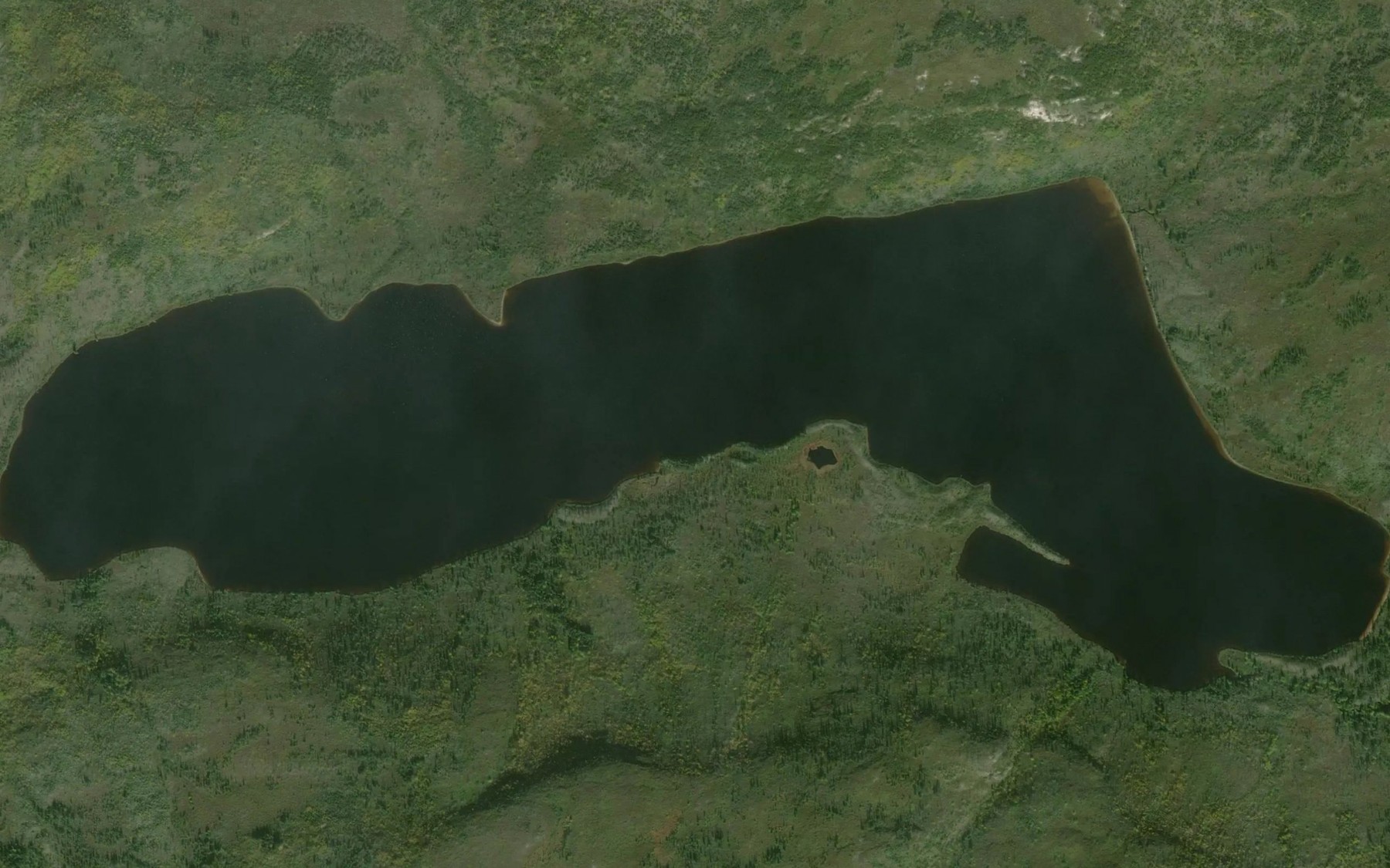Satellite map of the Lac Kachistipikahakanuch