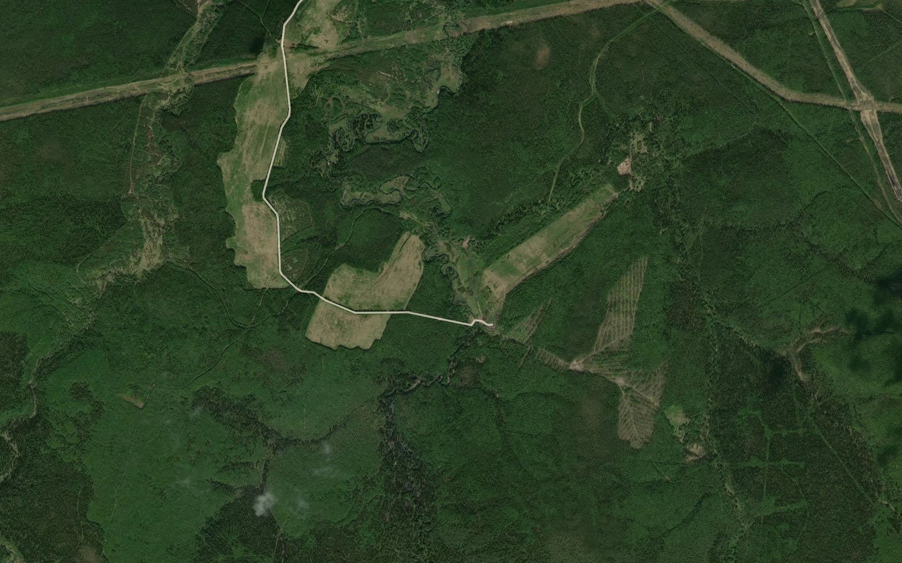 Satellite map of the Malyy Voyvozh