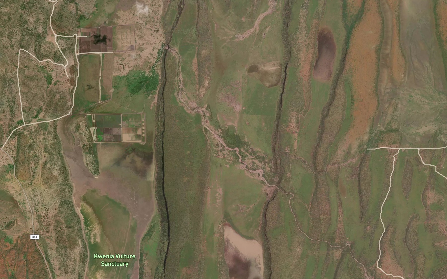 Satellite map of the Kilonito