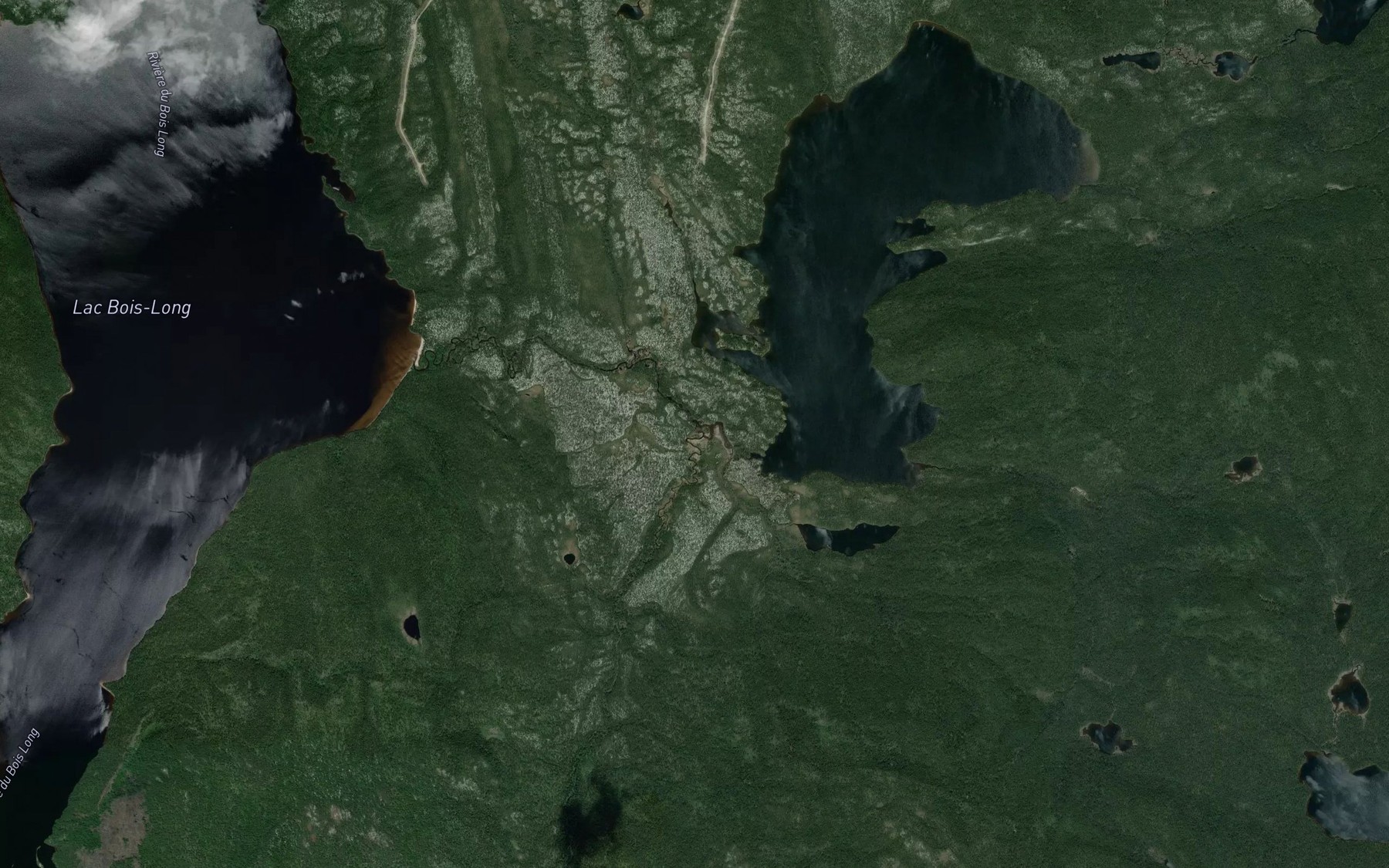 Satellite map of the Ruisseau Harrison