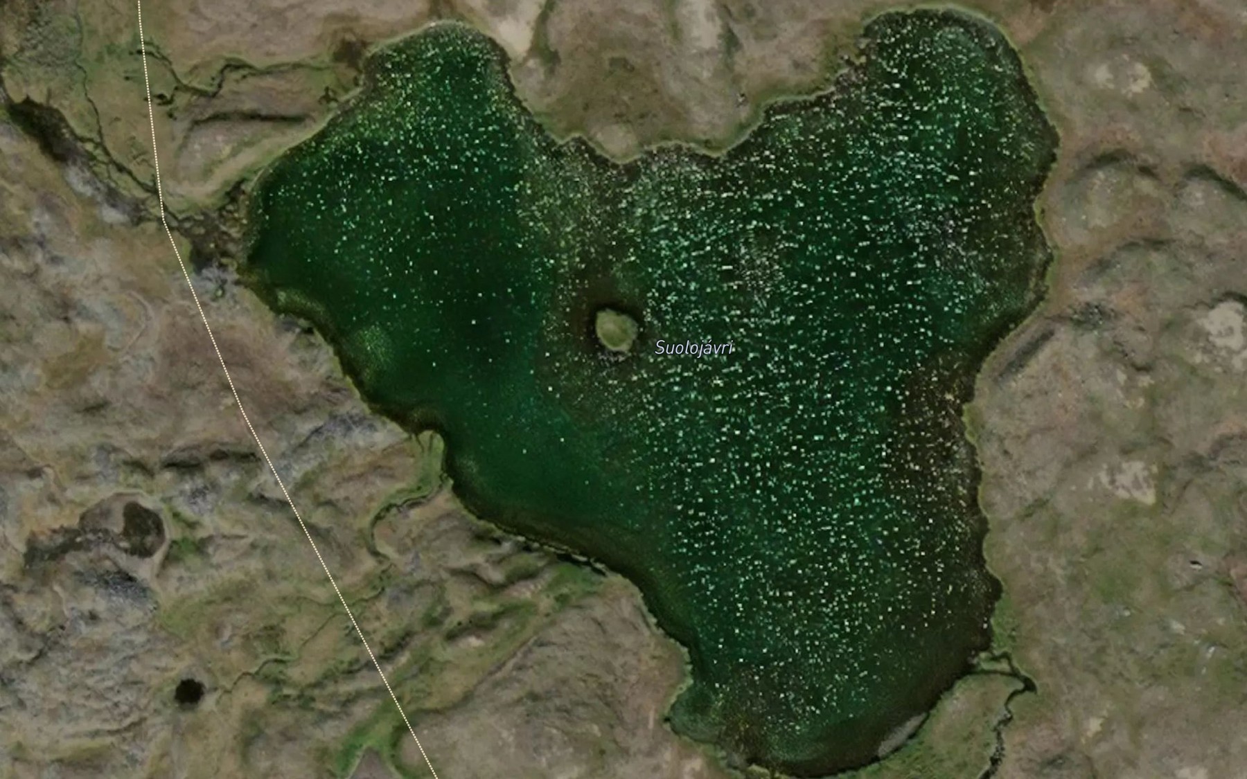 Satellite map of the Suolojavri