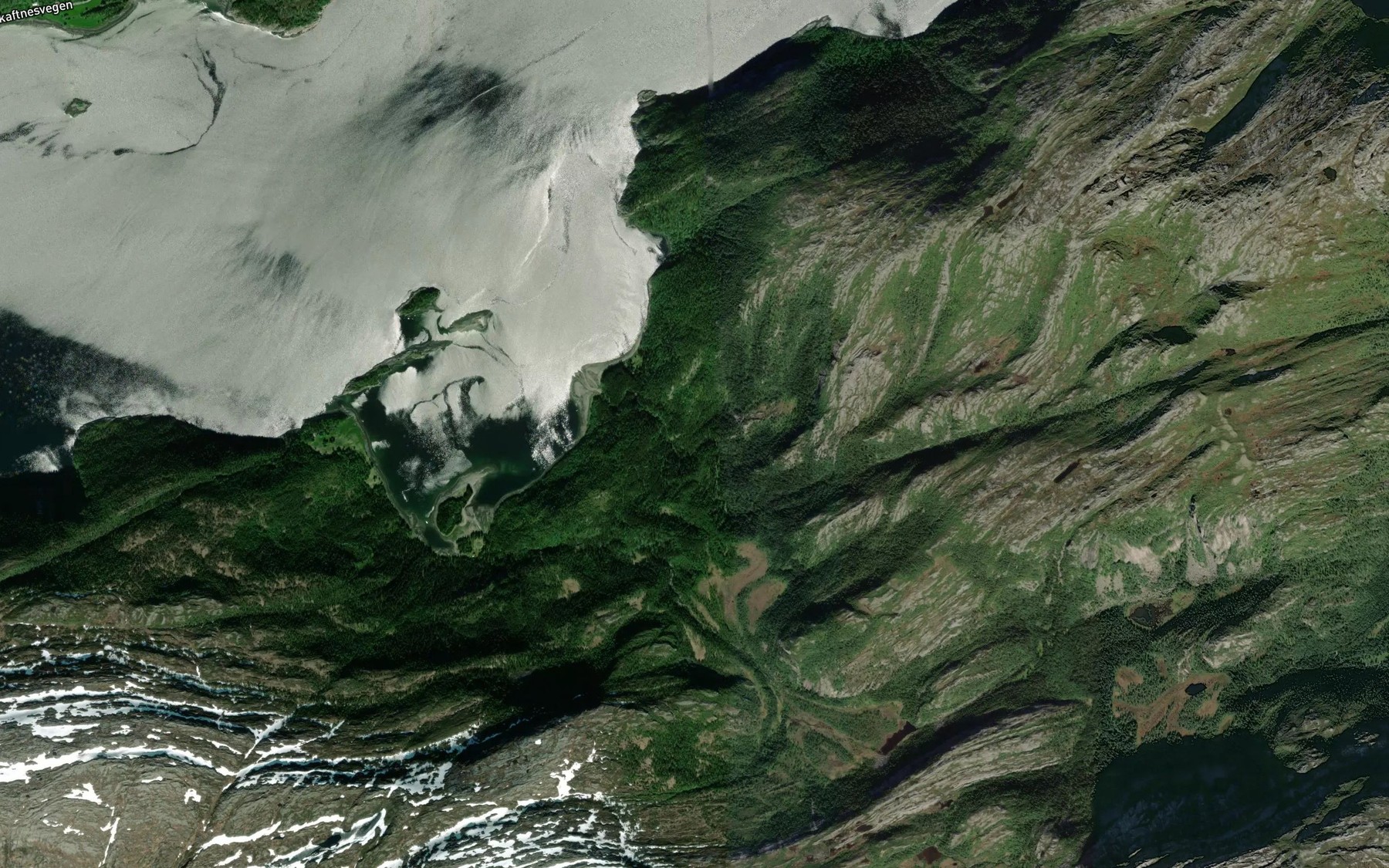 Satellite map of the Kovarabekken