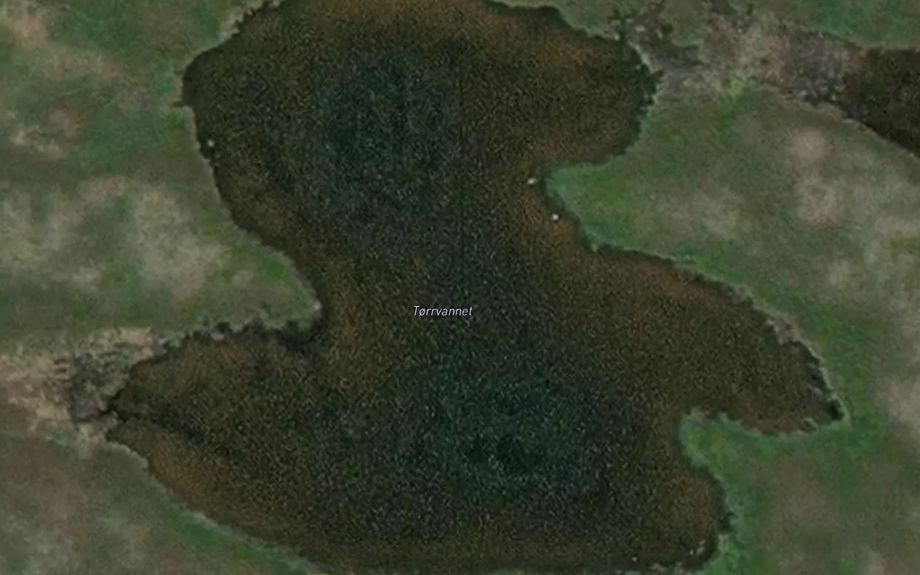 Satellite map of the Torrvatnet