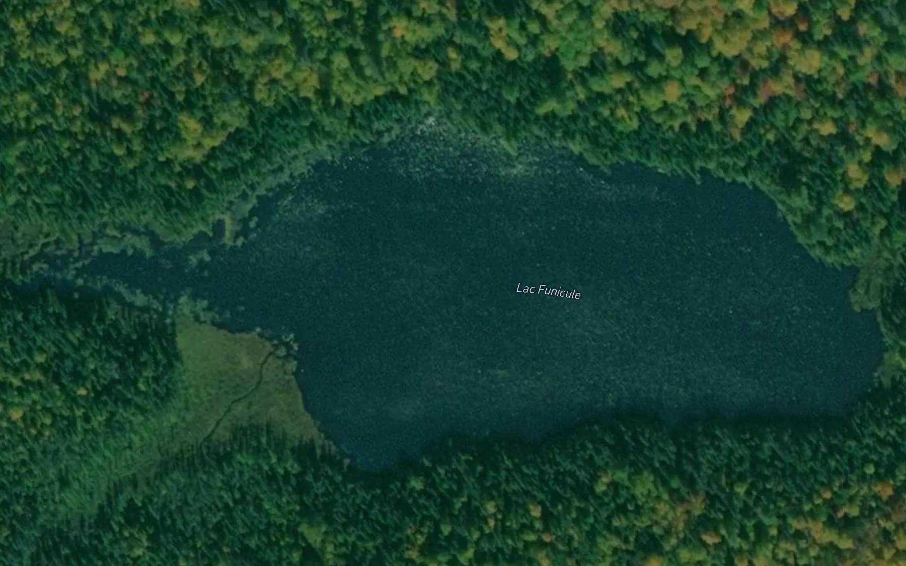 Satellite map of the Lac Funicule