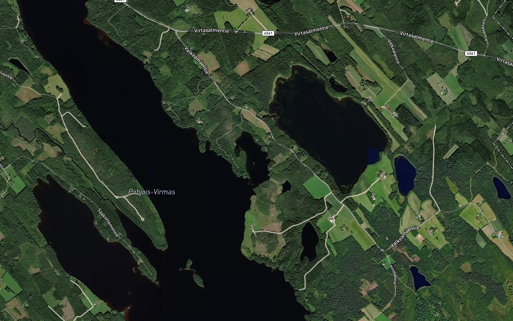 Satellite map of the Iso-Niskos