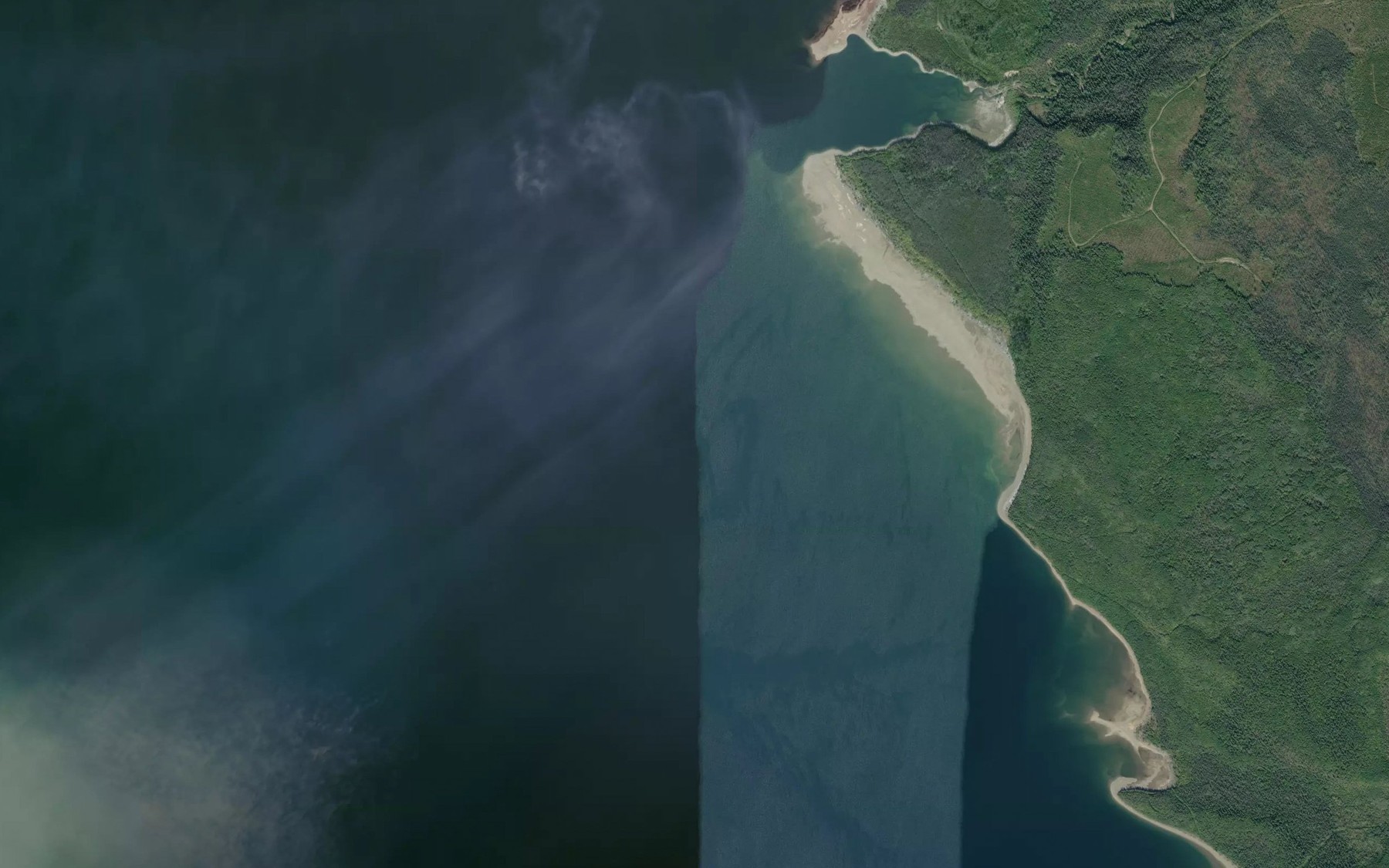 Satellite map of the Bruin Bay