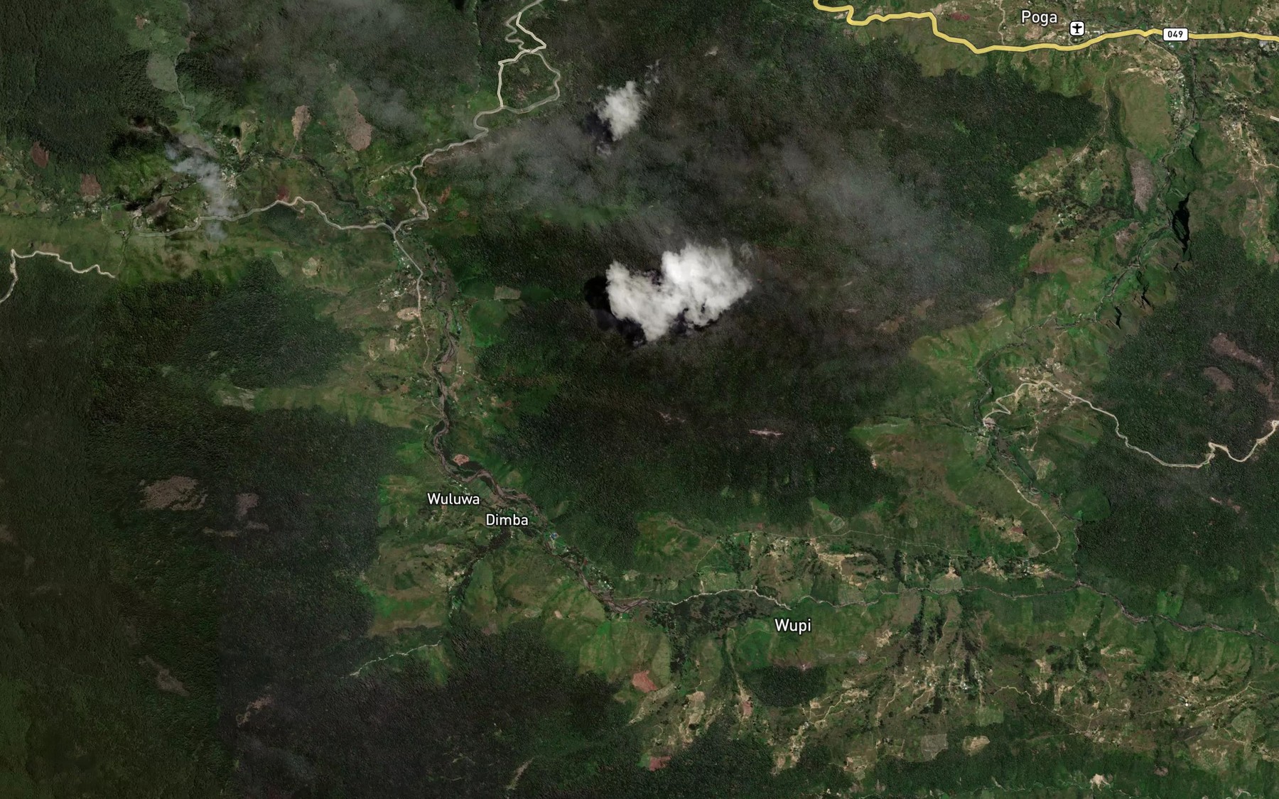 Satellite map of the Wali