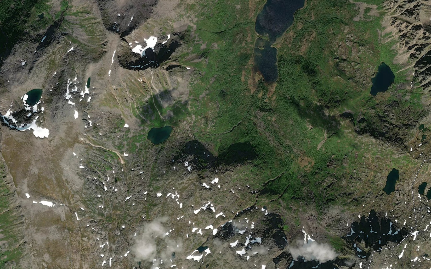 Satellite map of the Gullholmskardelva