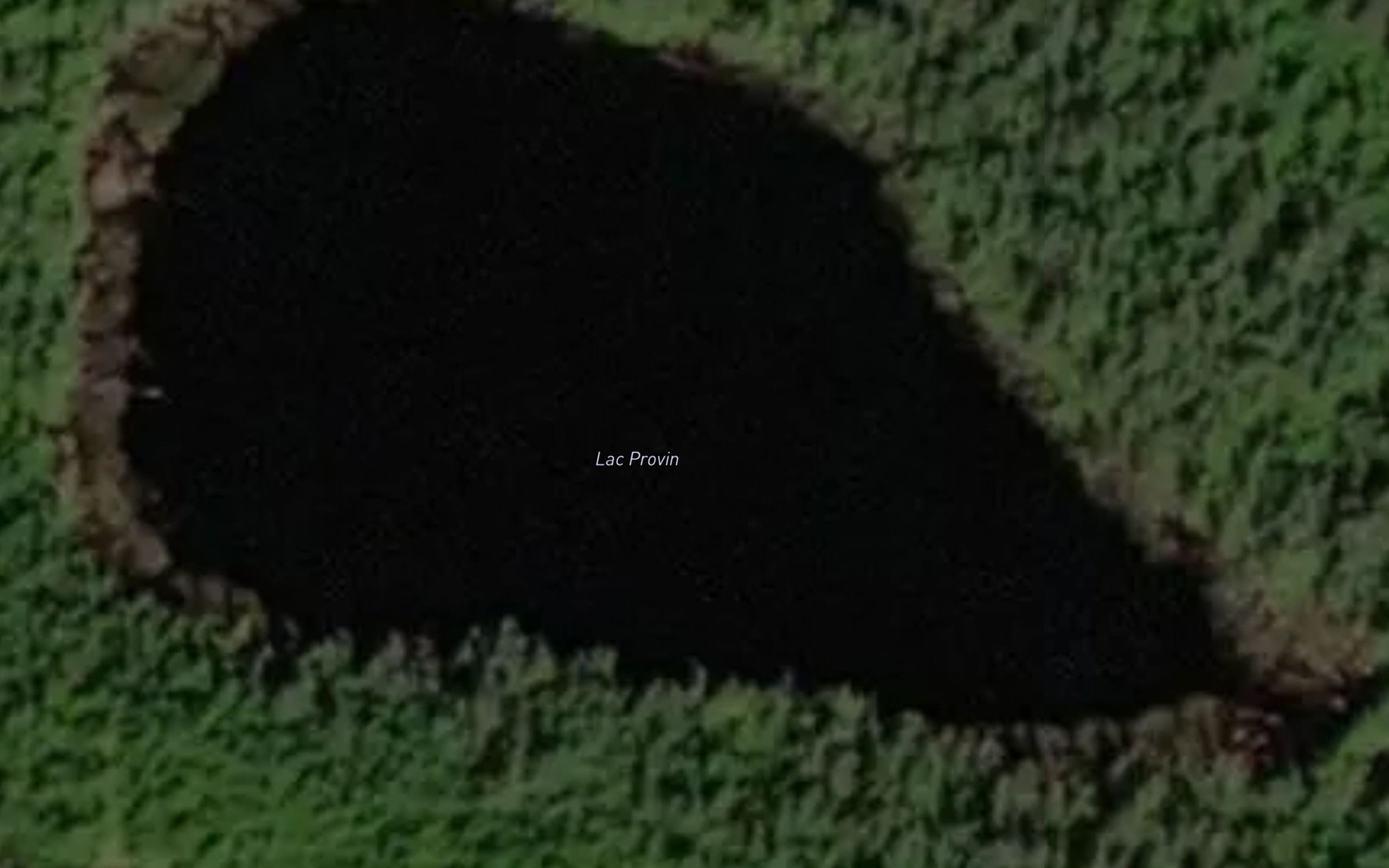 Satellite map of the Lac Provin