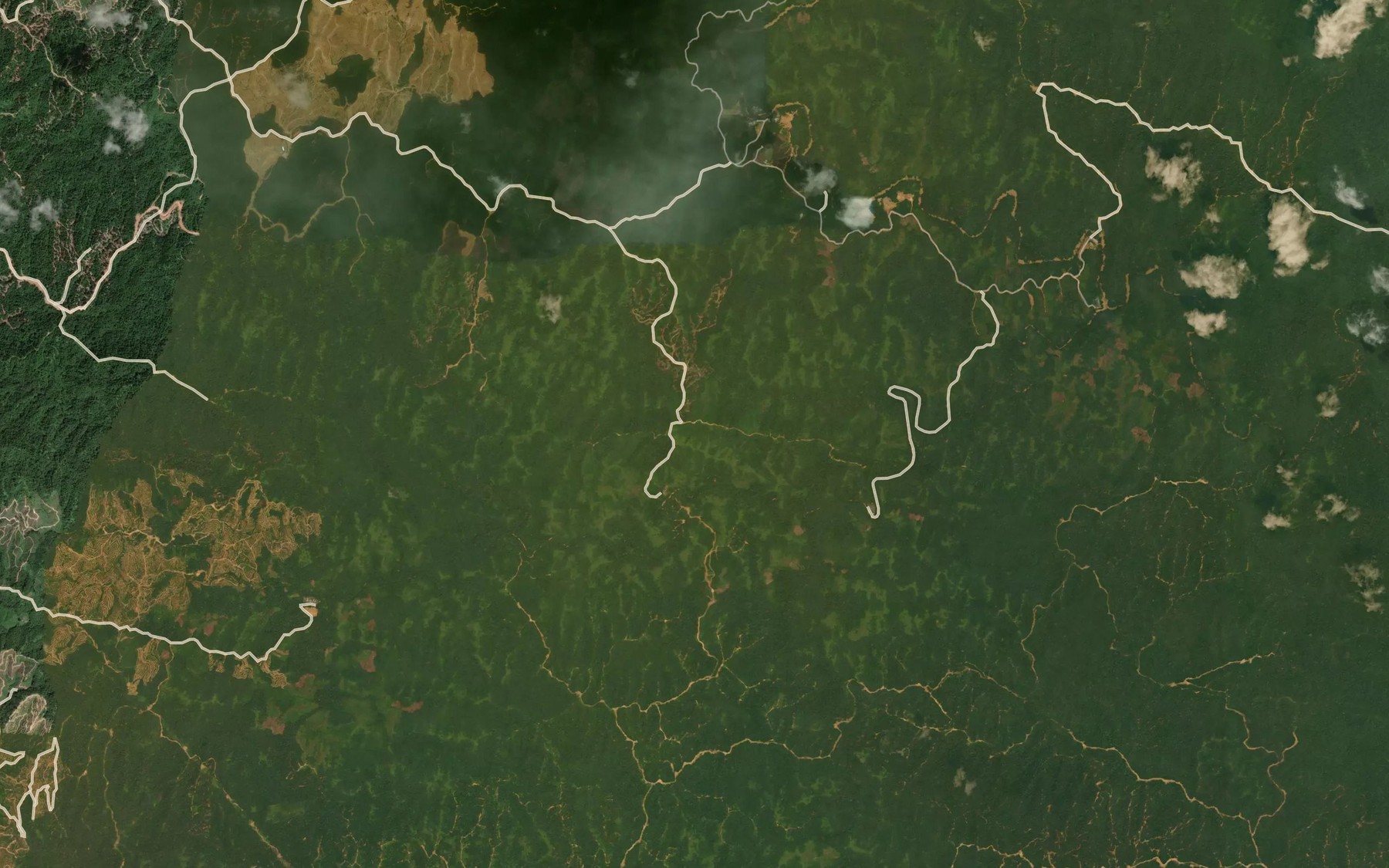 Satellite map of the Sungai Engkabang