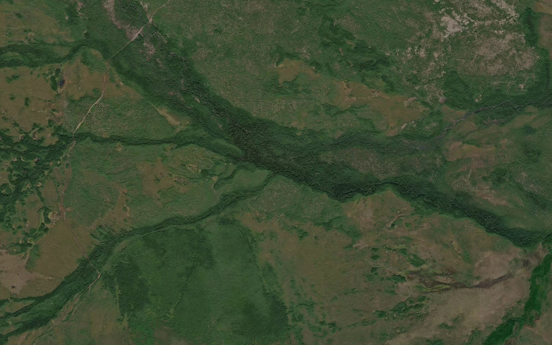 Satellite map of the Yagodka