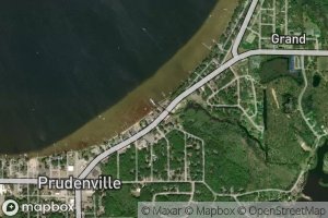 Satellite map of the Denton Creek
