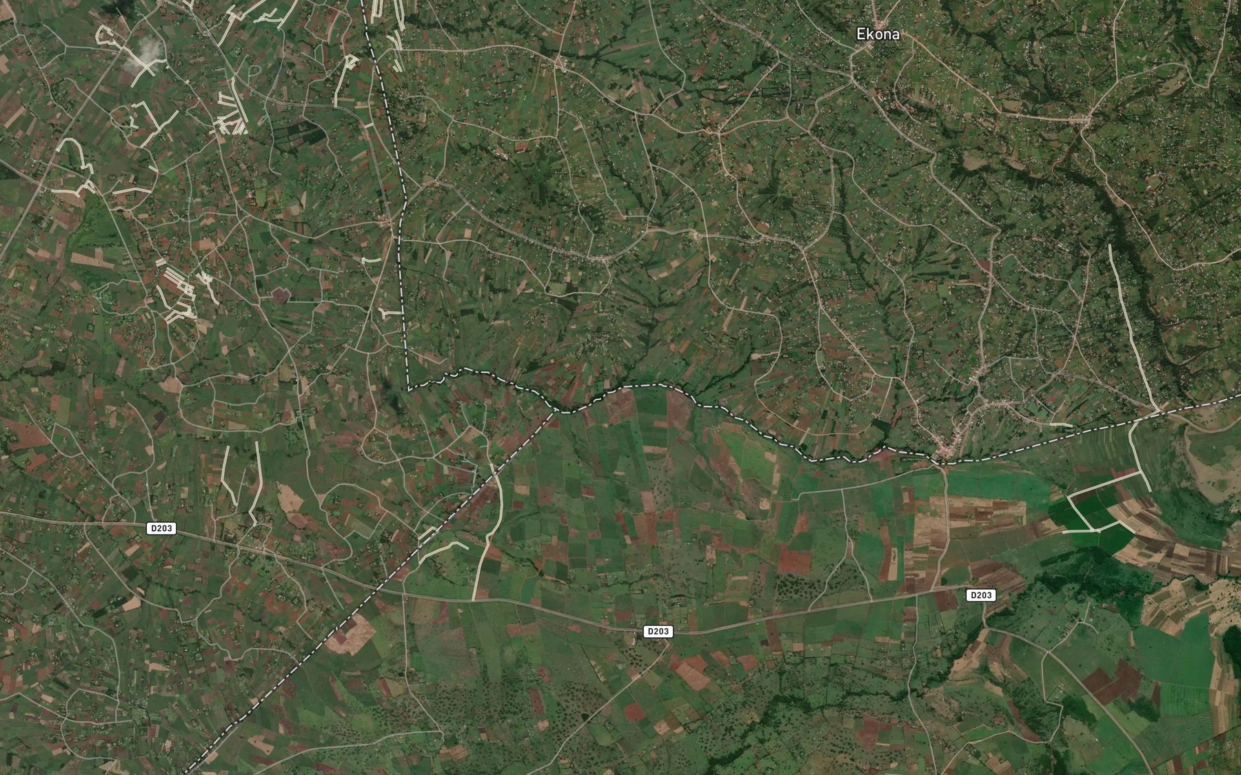 Satellite map of the Moguna