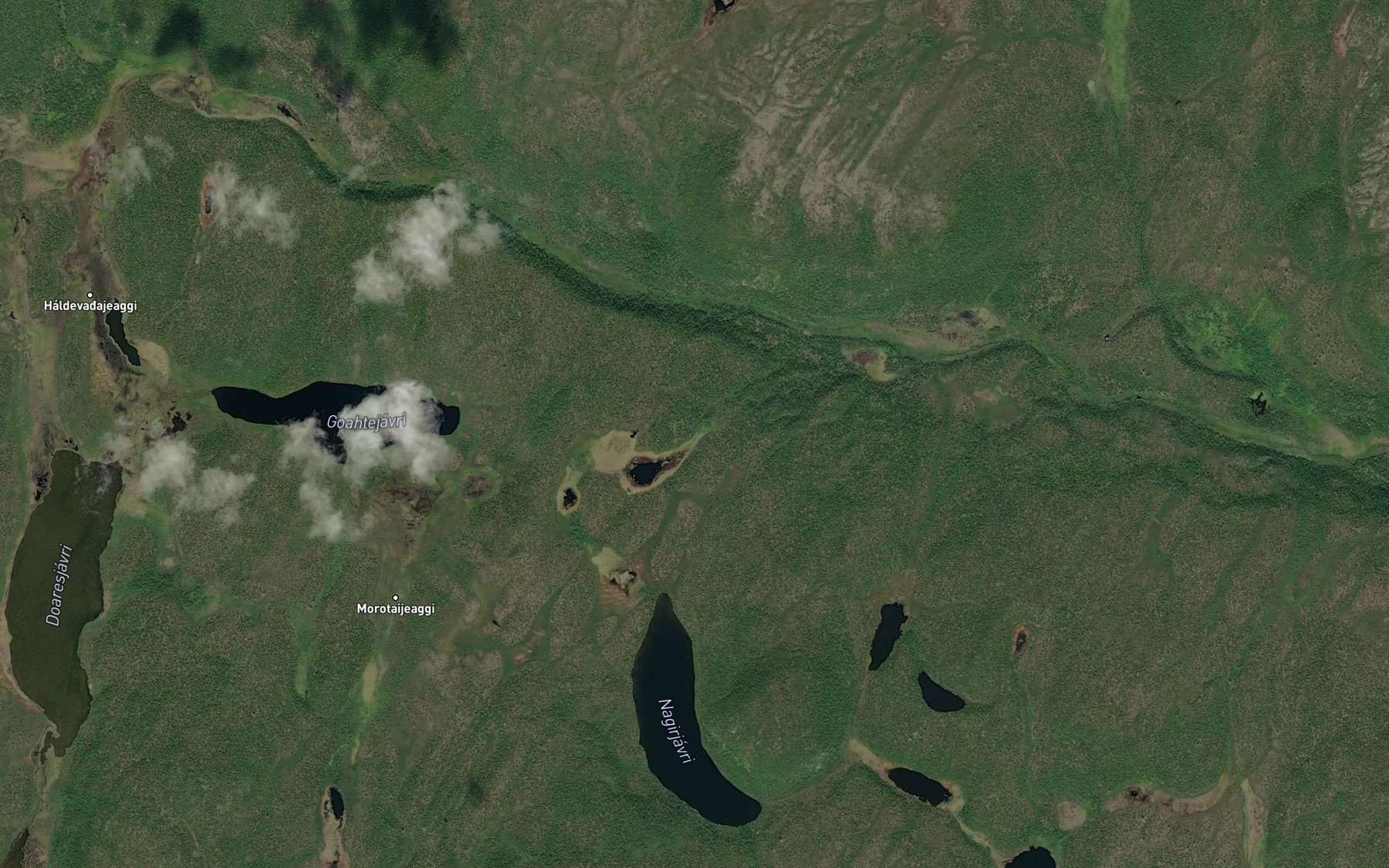 Satellite map of the Nagirjogas