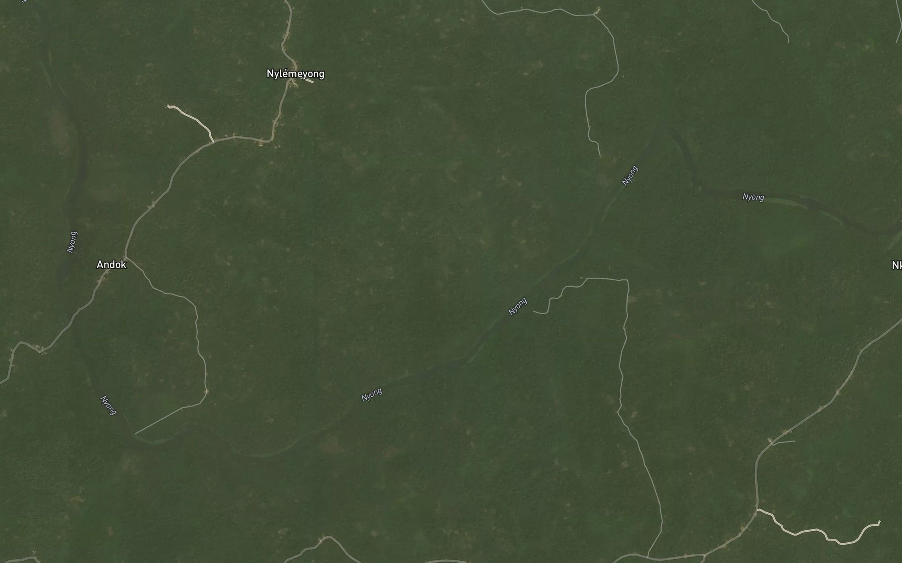 Satellite map of the Osomokoa