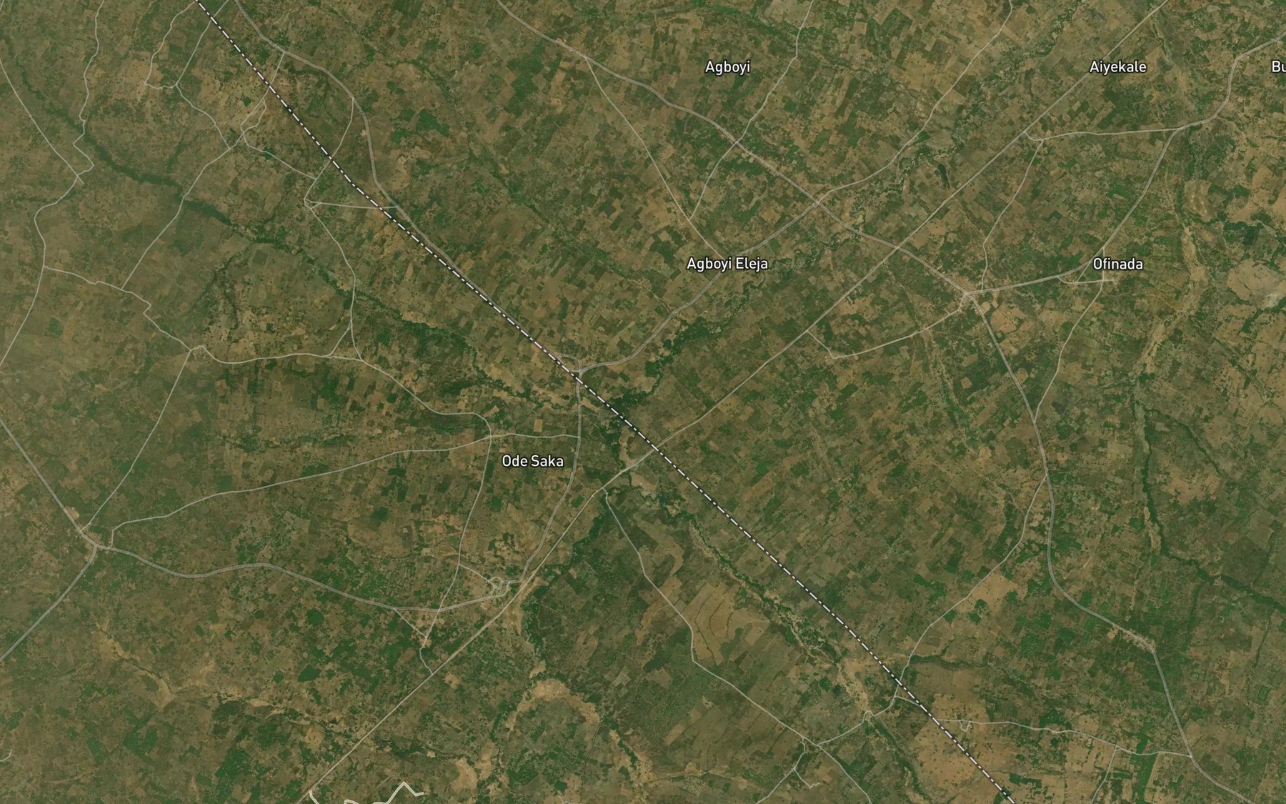 Satellite map of the River Ibandan