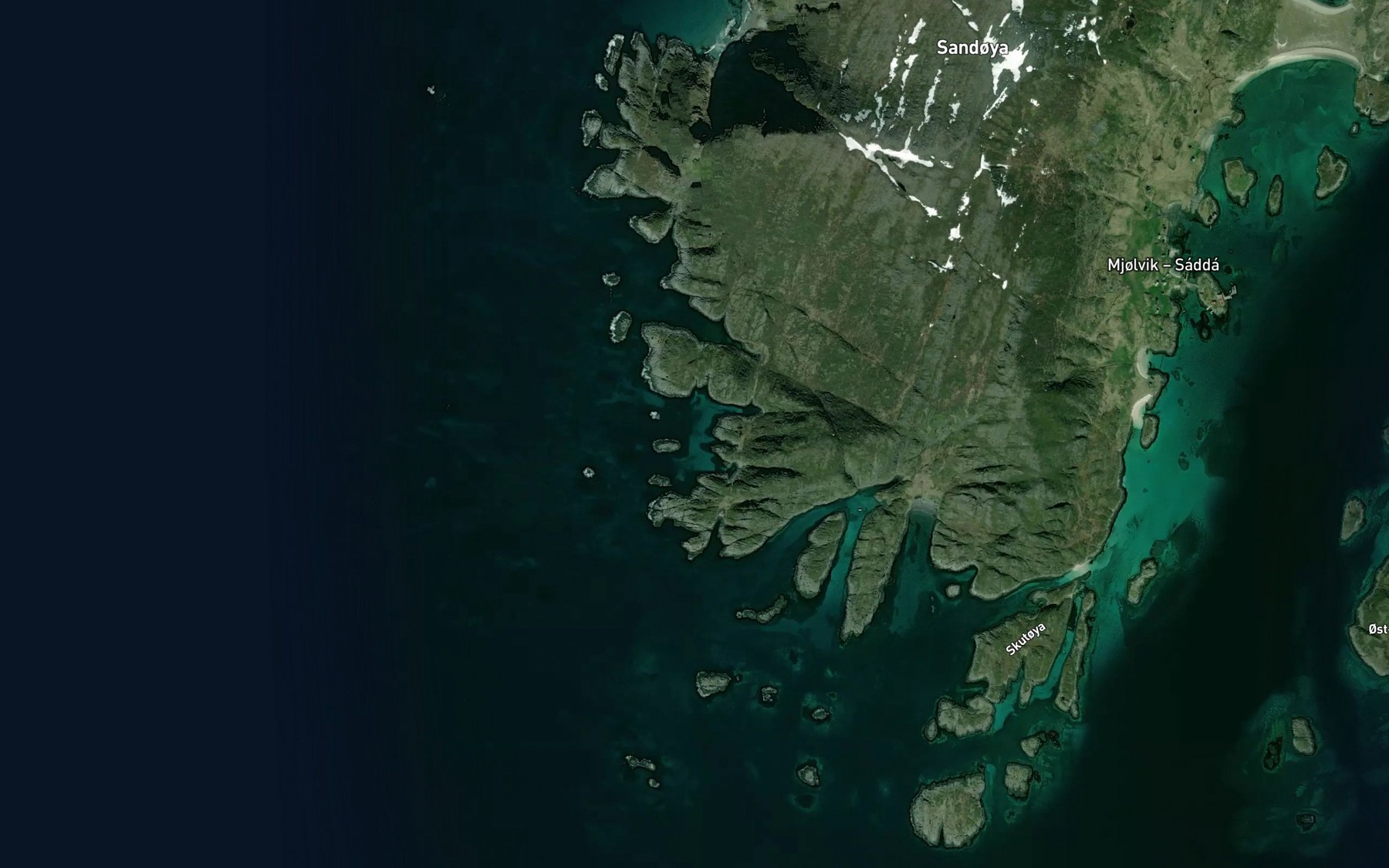 Satellite map of the Vikran