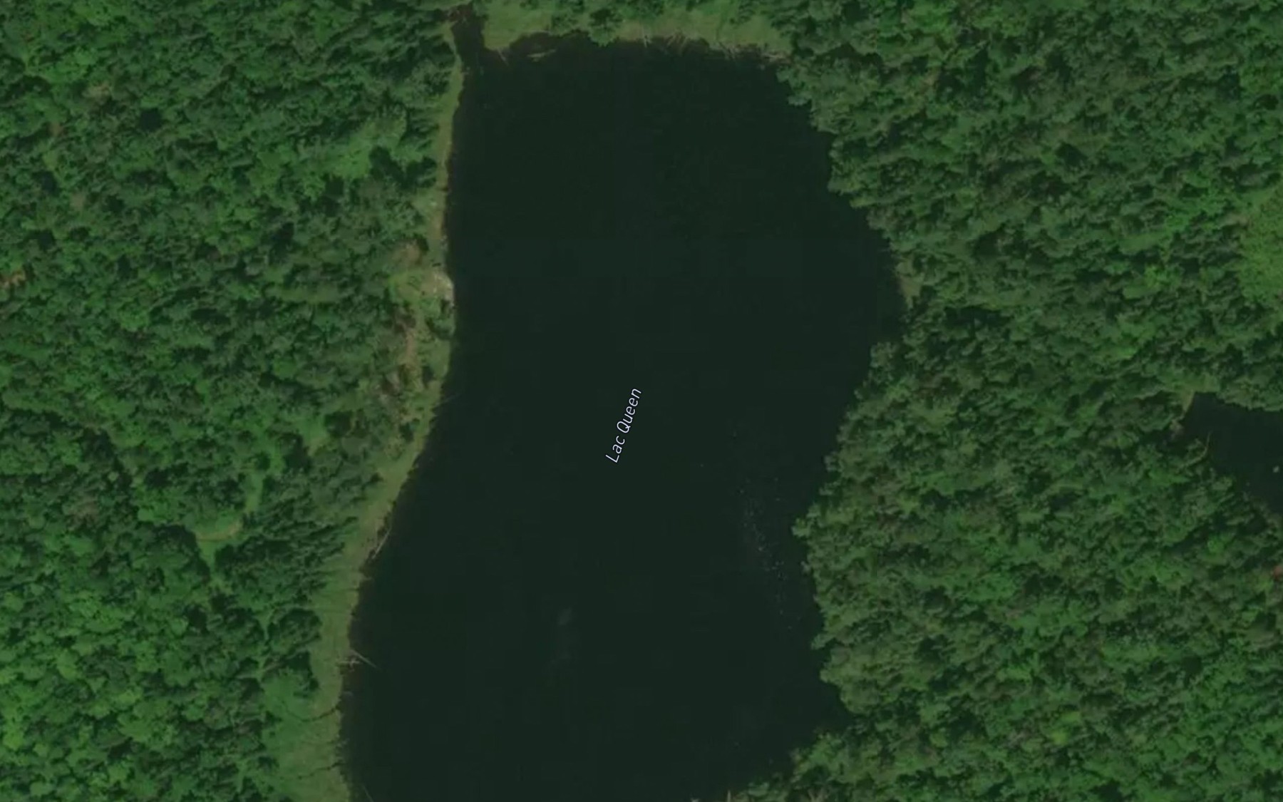 Satellite map of the Lac Ogimakwe