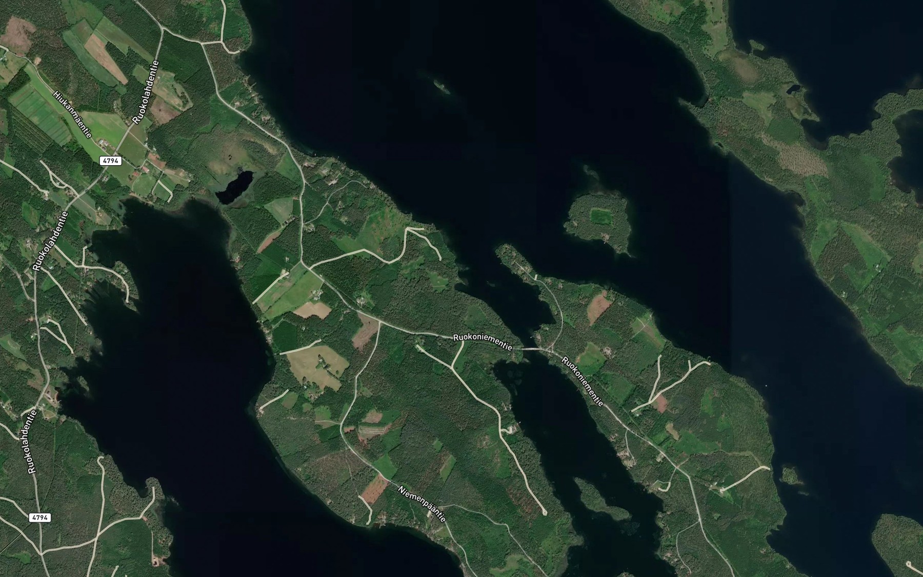 Satellite map of the Pajulahti