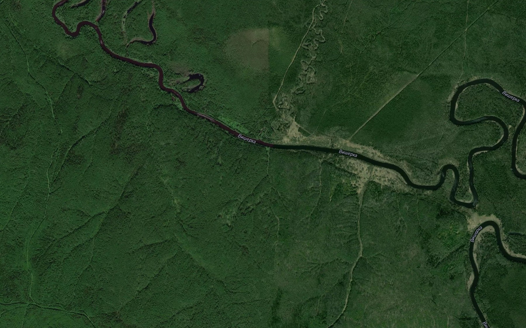 Satellite map of the Volim