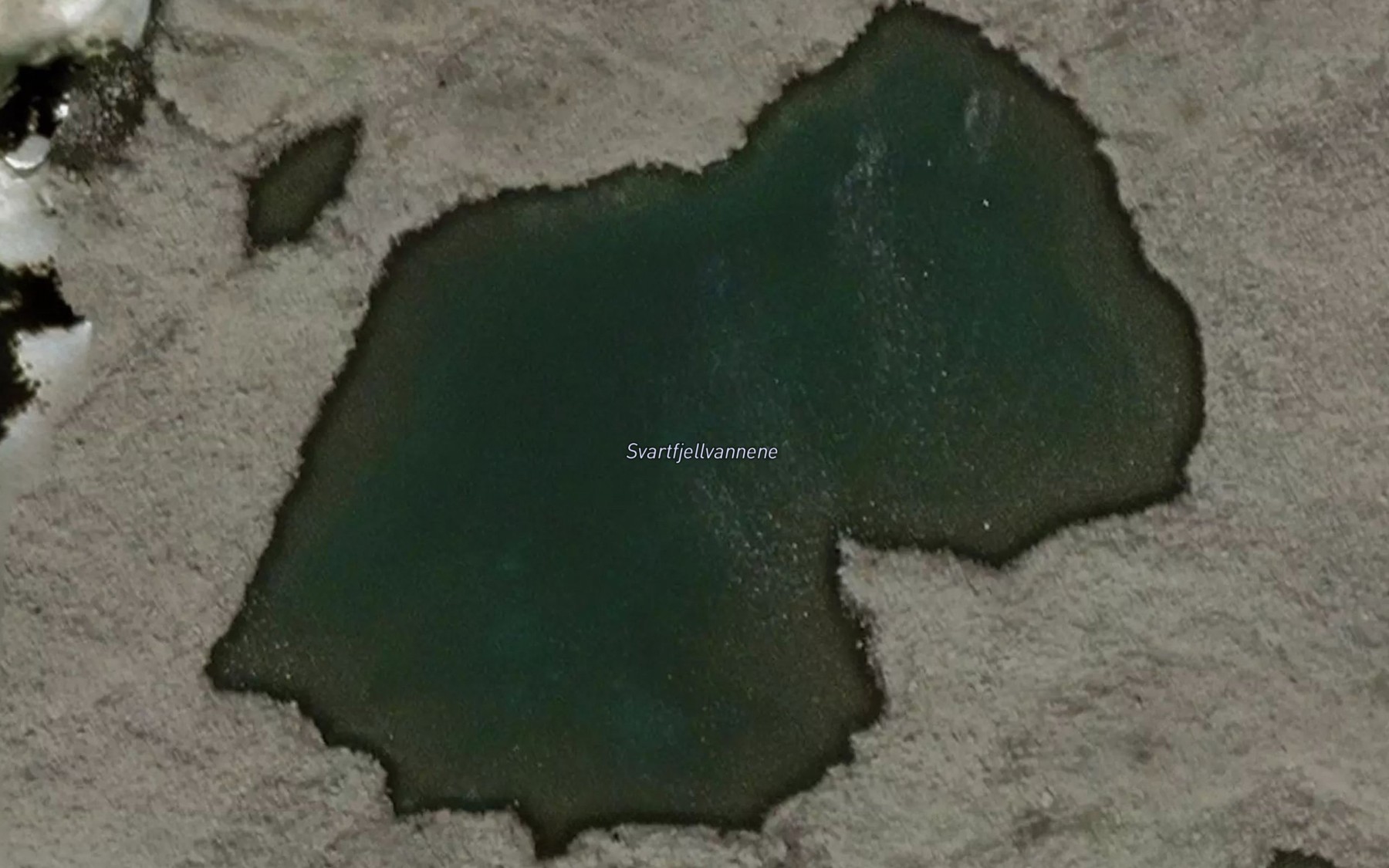 Satellite map of the Svartfjellvatnan