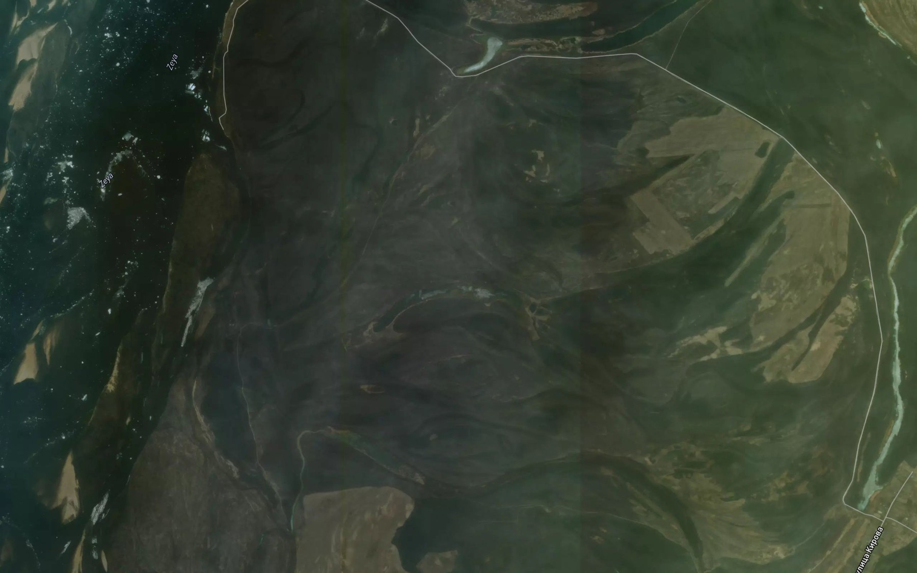 Satellite map of the Ozero Zavrazhino