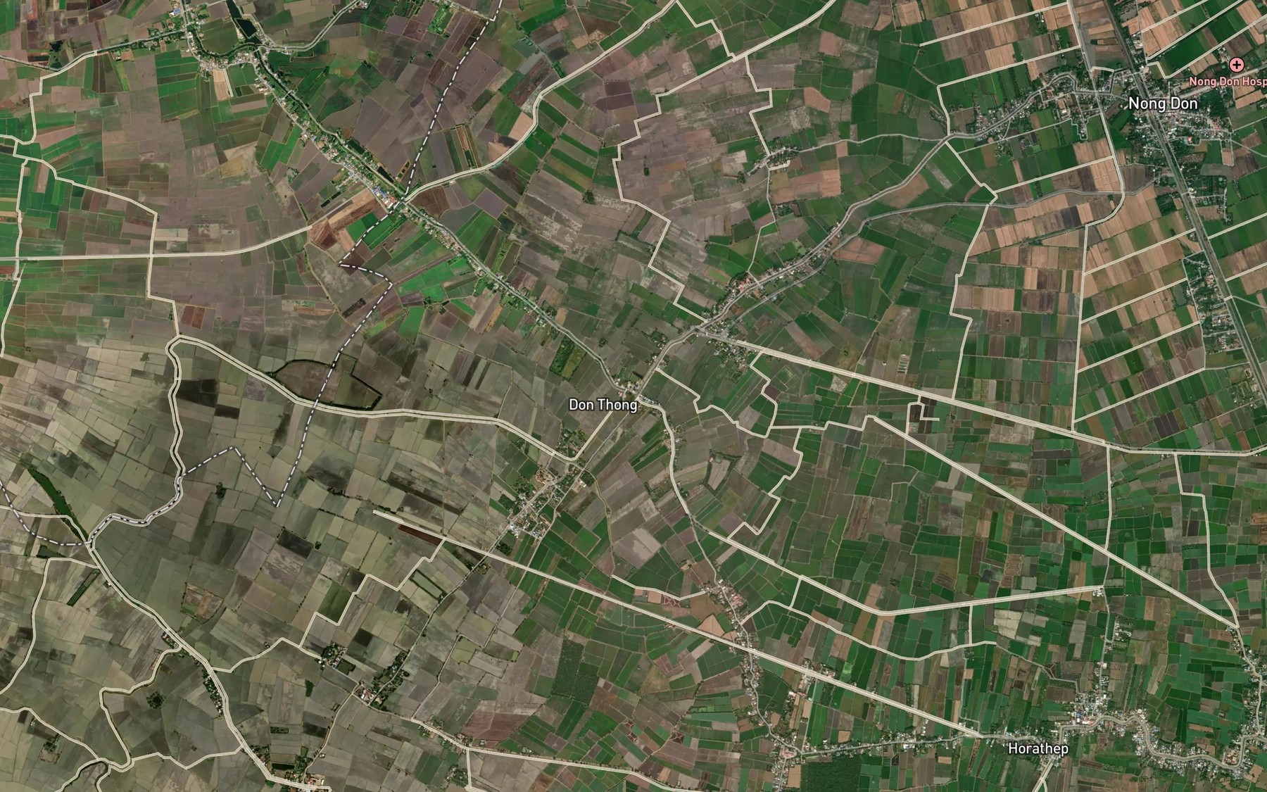 Satellite map of the Khlong Phai Song Ko