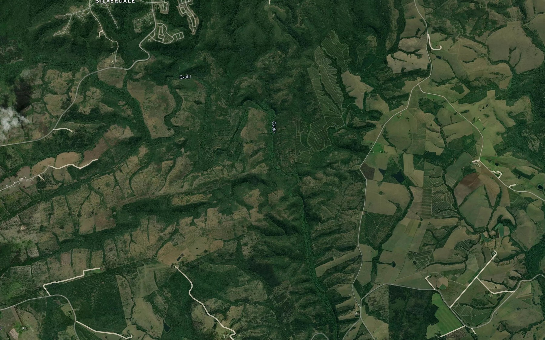 Satellite map of the Tutura