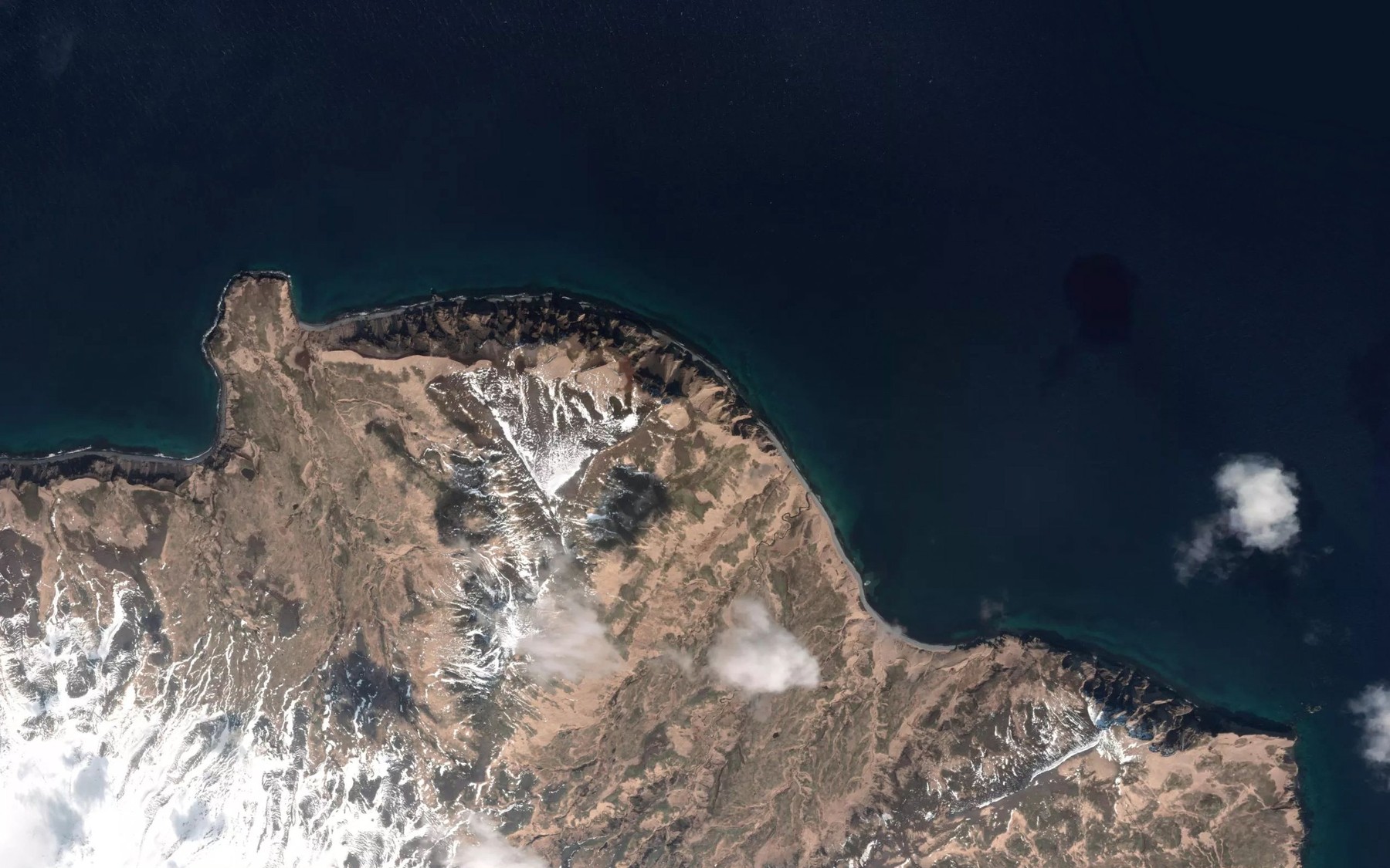 Satellite map of the North-northeast Bight
