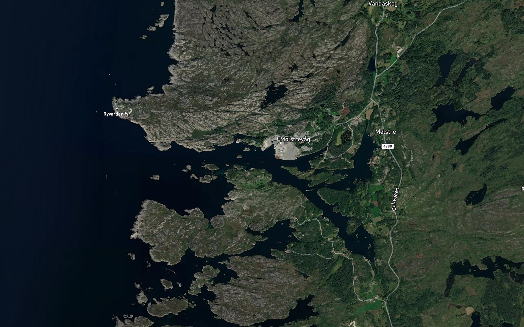 Satellite map of the Skalaskogsvagen