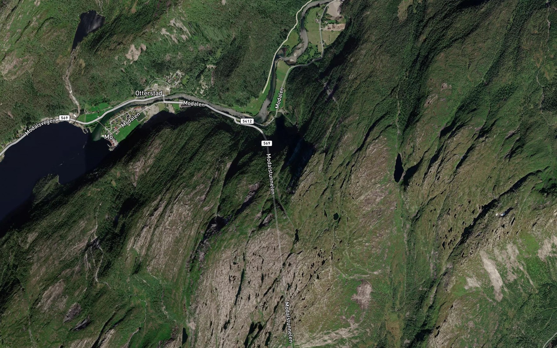 Satellite map of the Nedranesbekken