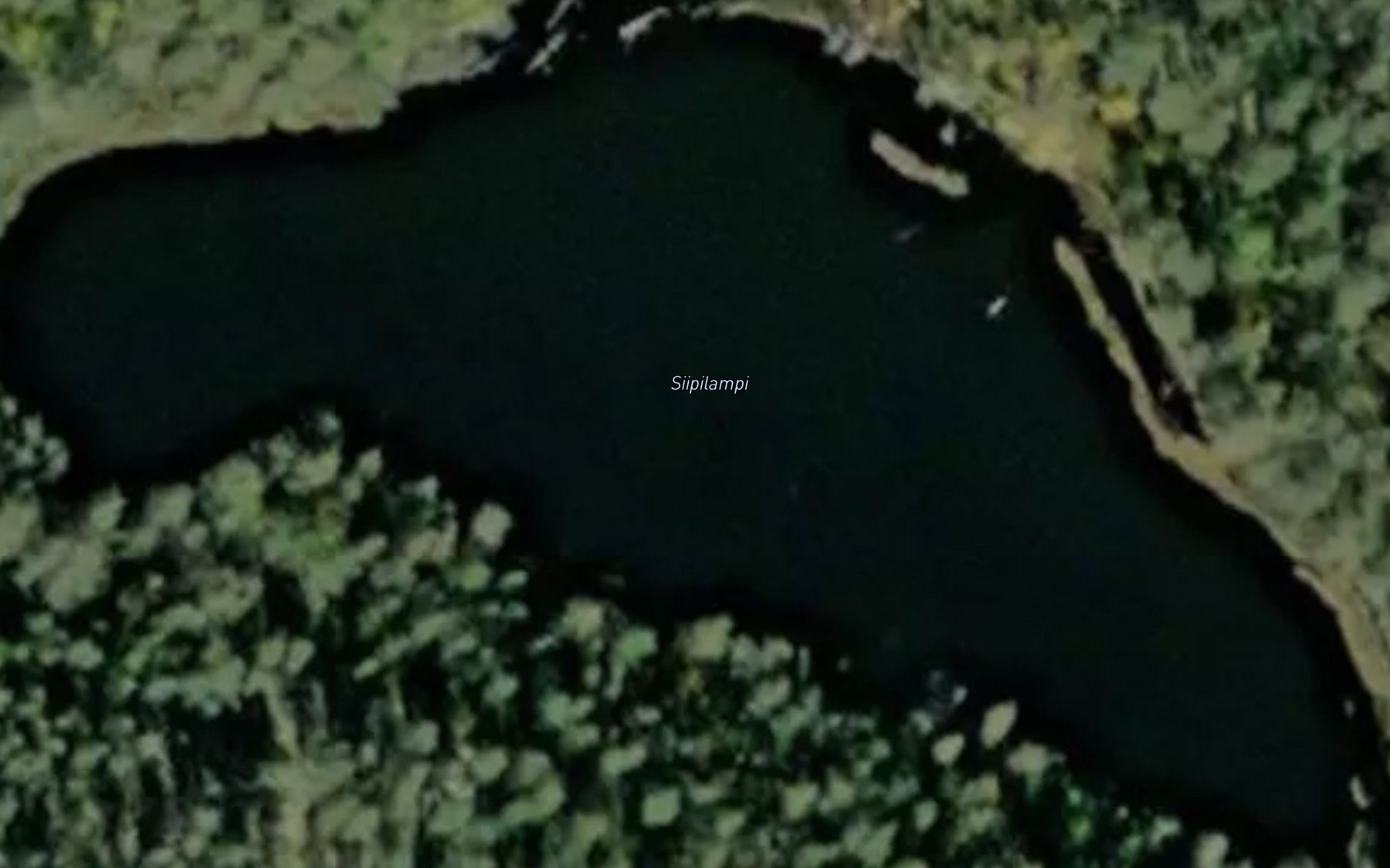 Satellite map of the Siipilampi