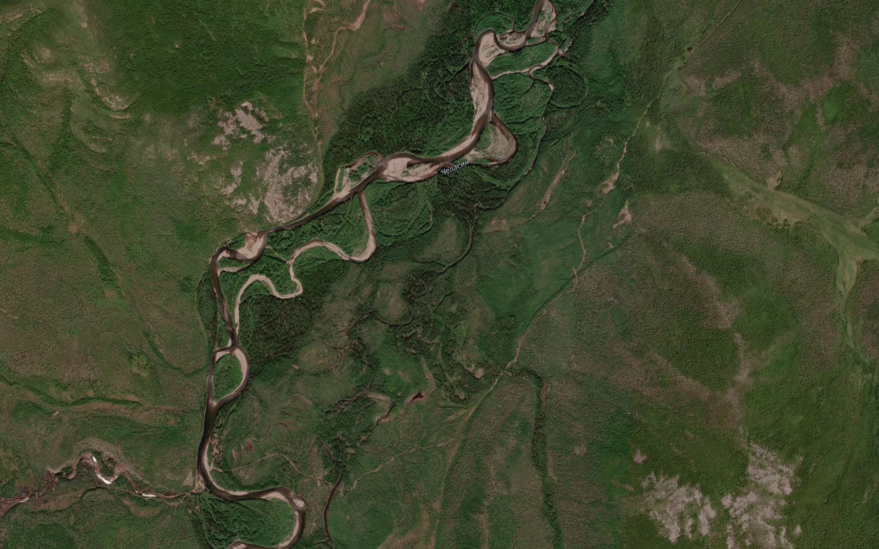 Satellite map of the Ozernyy