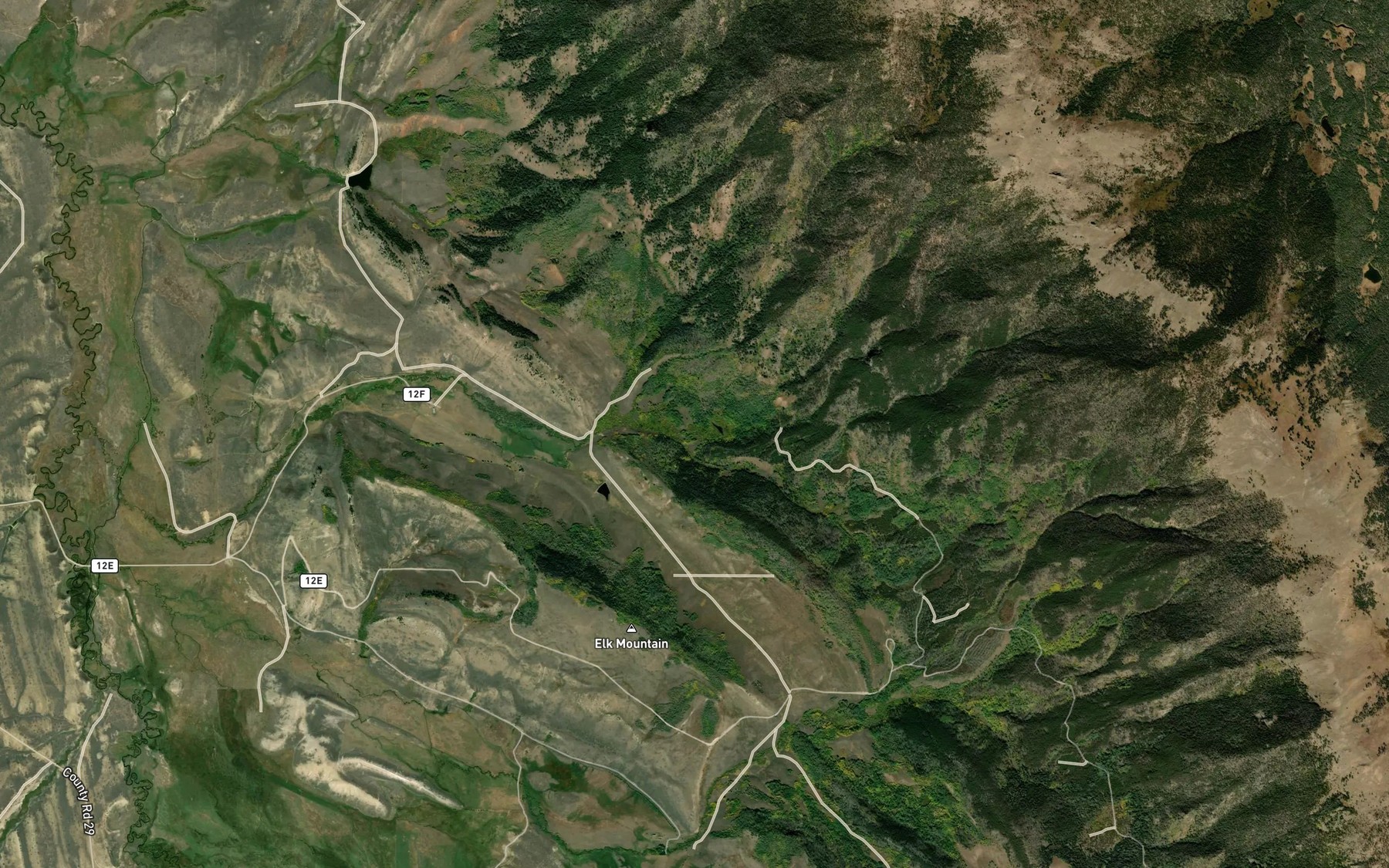Satellite map of the Toledo Ditch