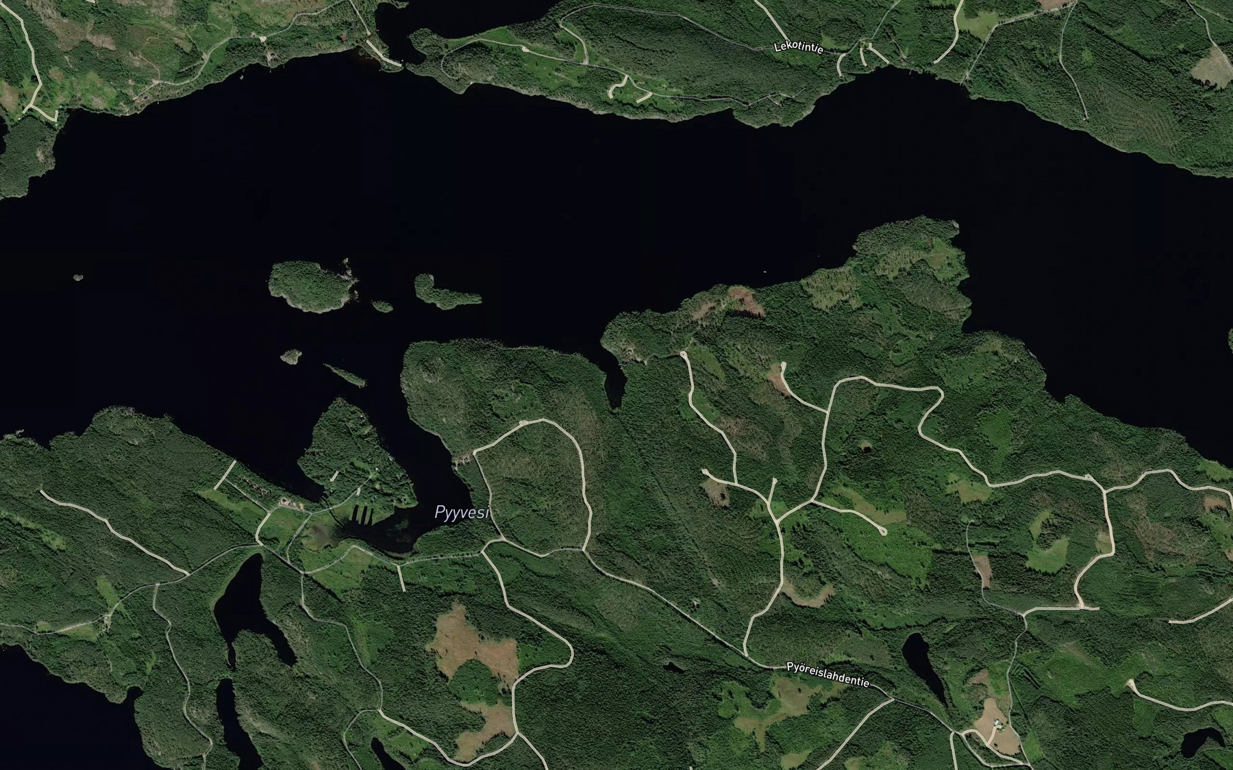 Satellite map of the Oralahti