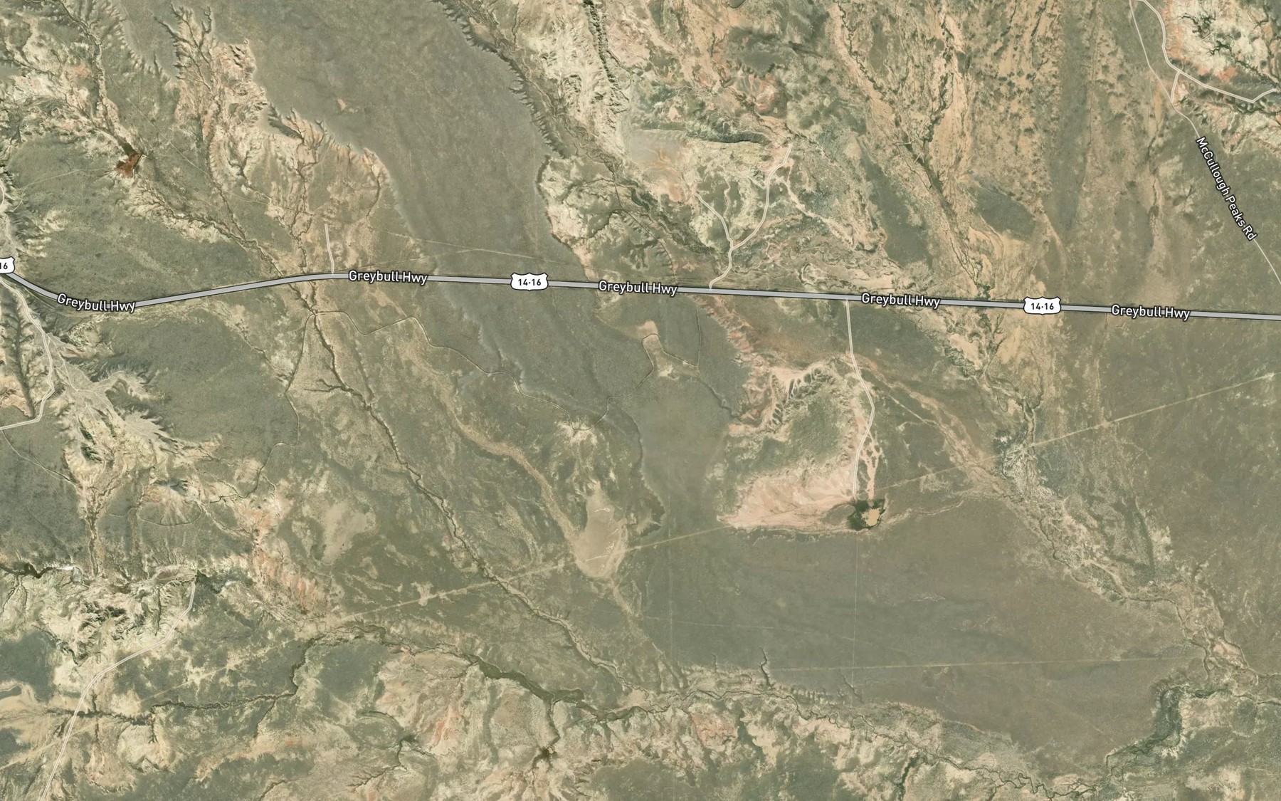 Satellite map of the Wiley Canal