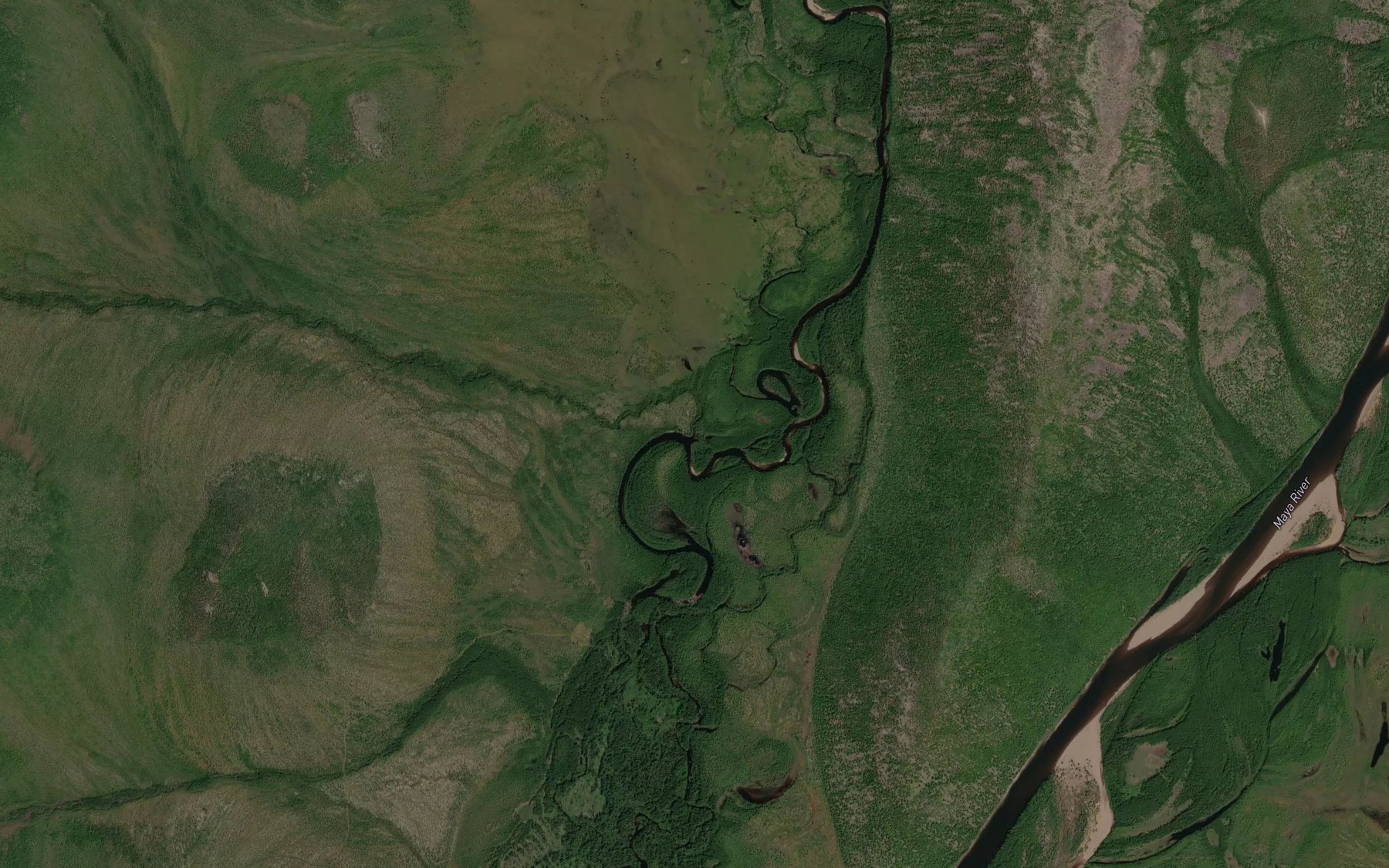Satellite map of the Kyrakan