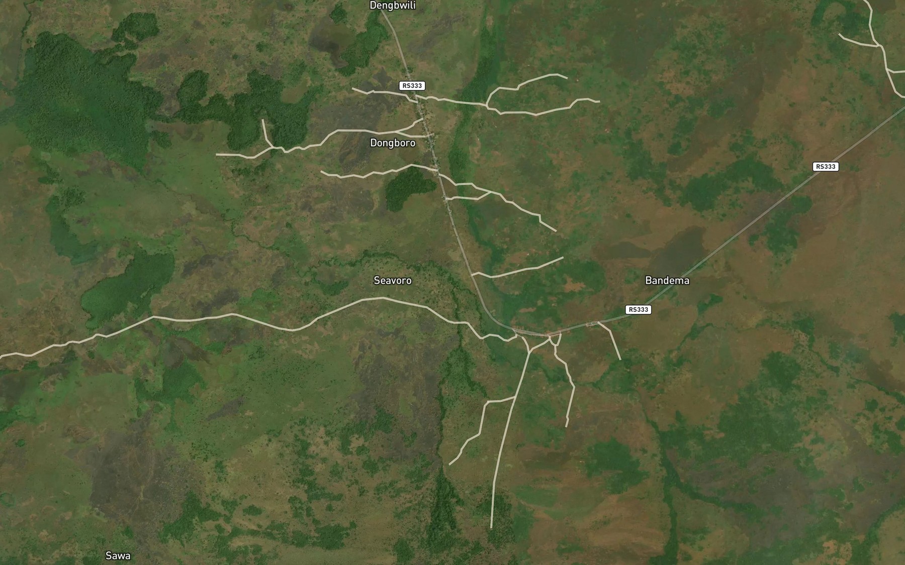Satellite map of the Balenga