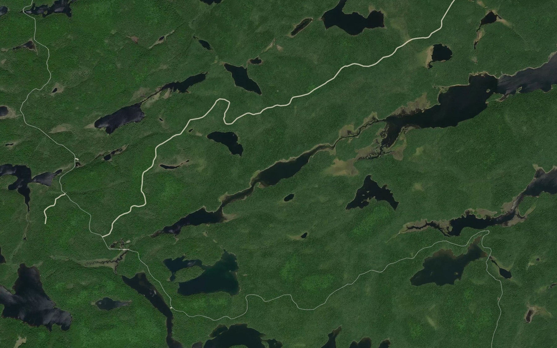 Satellite map of the Baie du Pere