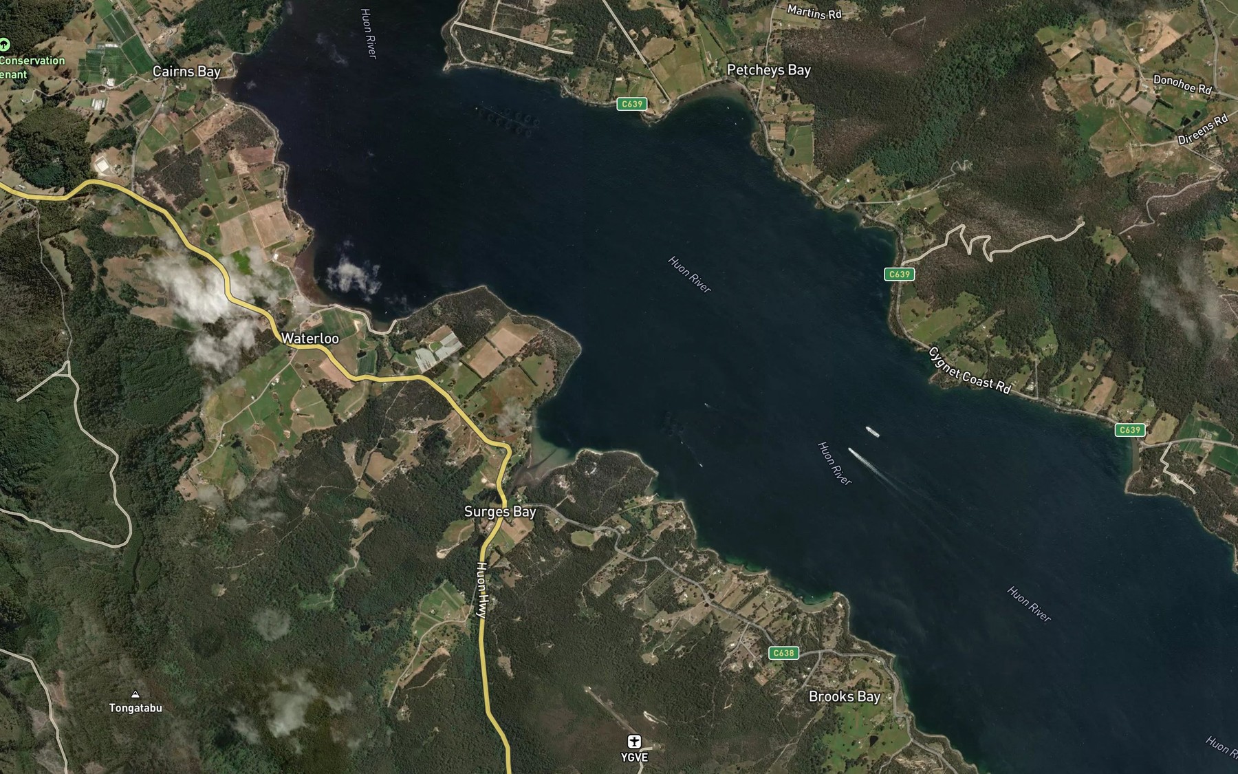 Satellite map of the Killala Bay