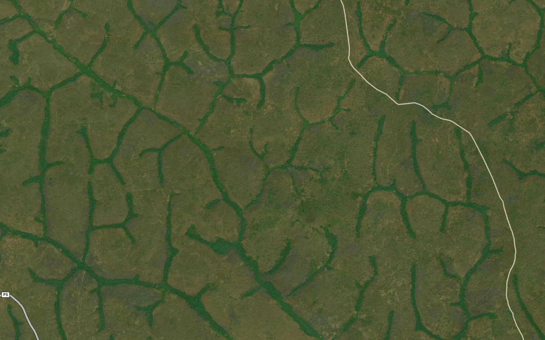 Satellite map of the Bengake