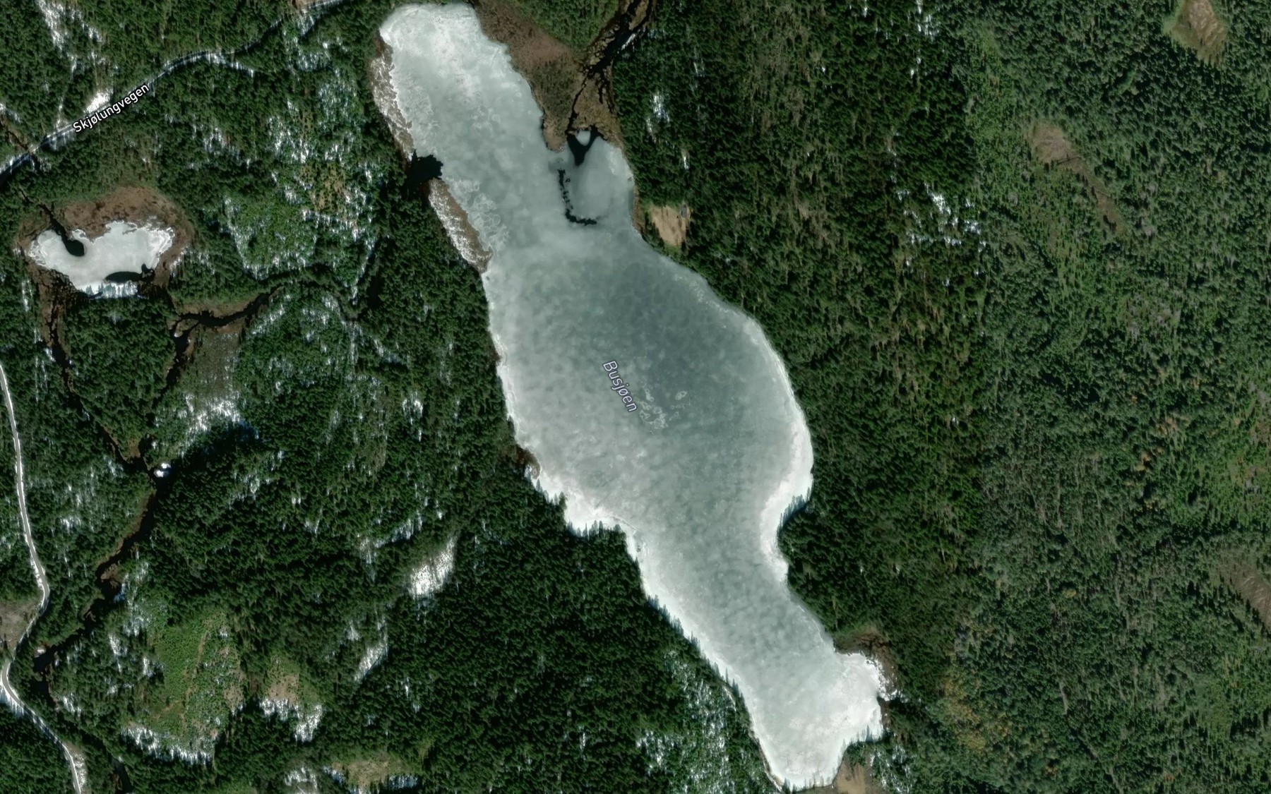 Satellite map of the Busjoen