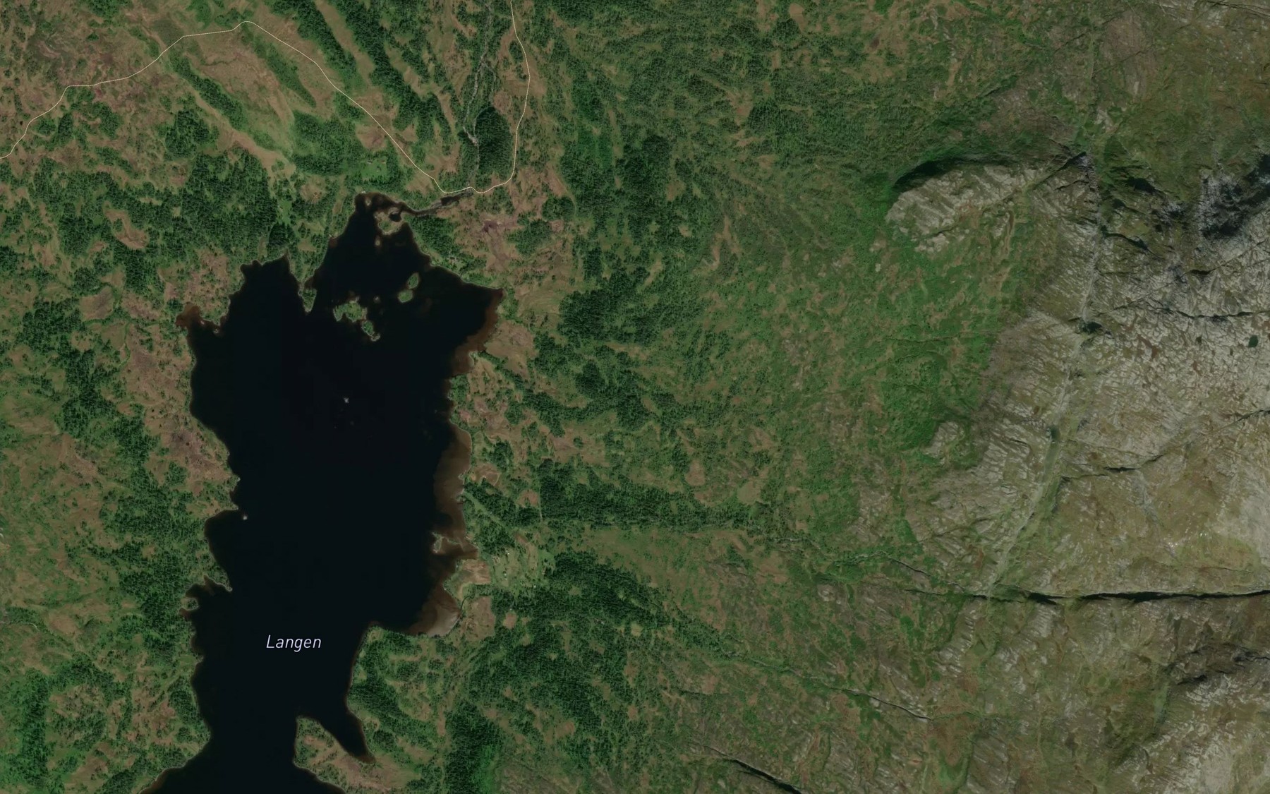 Satellite map of the Malbekken