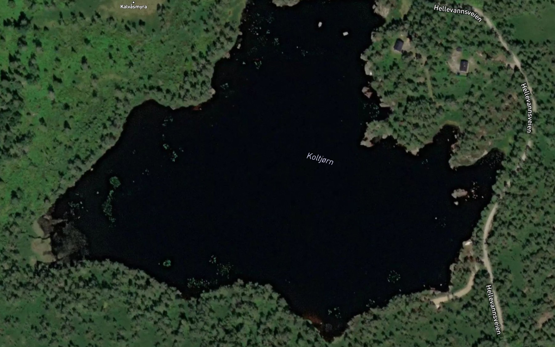 Satellite map of the Koltjorn