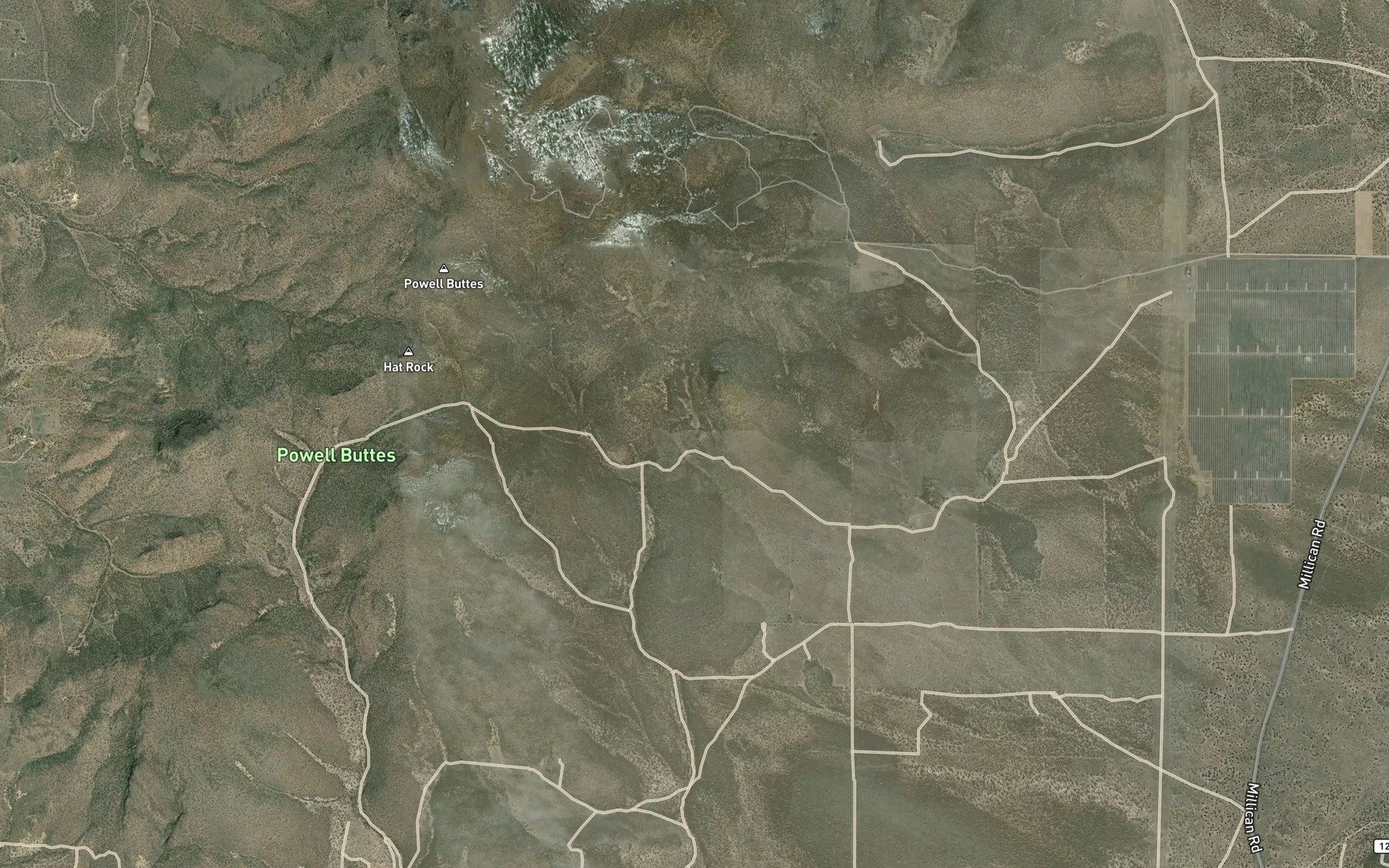 Satellite map of the Statz Spring